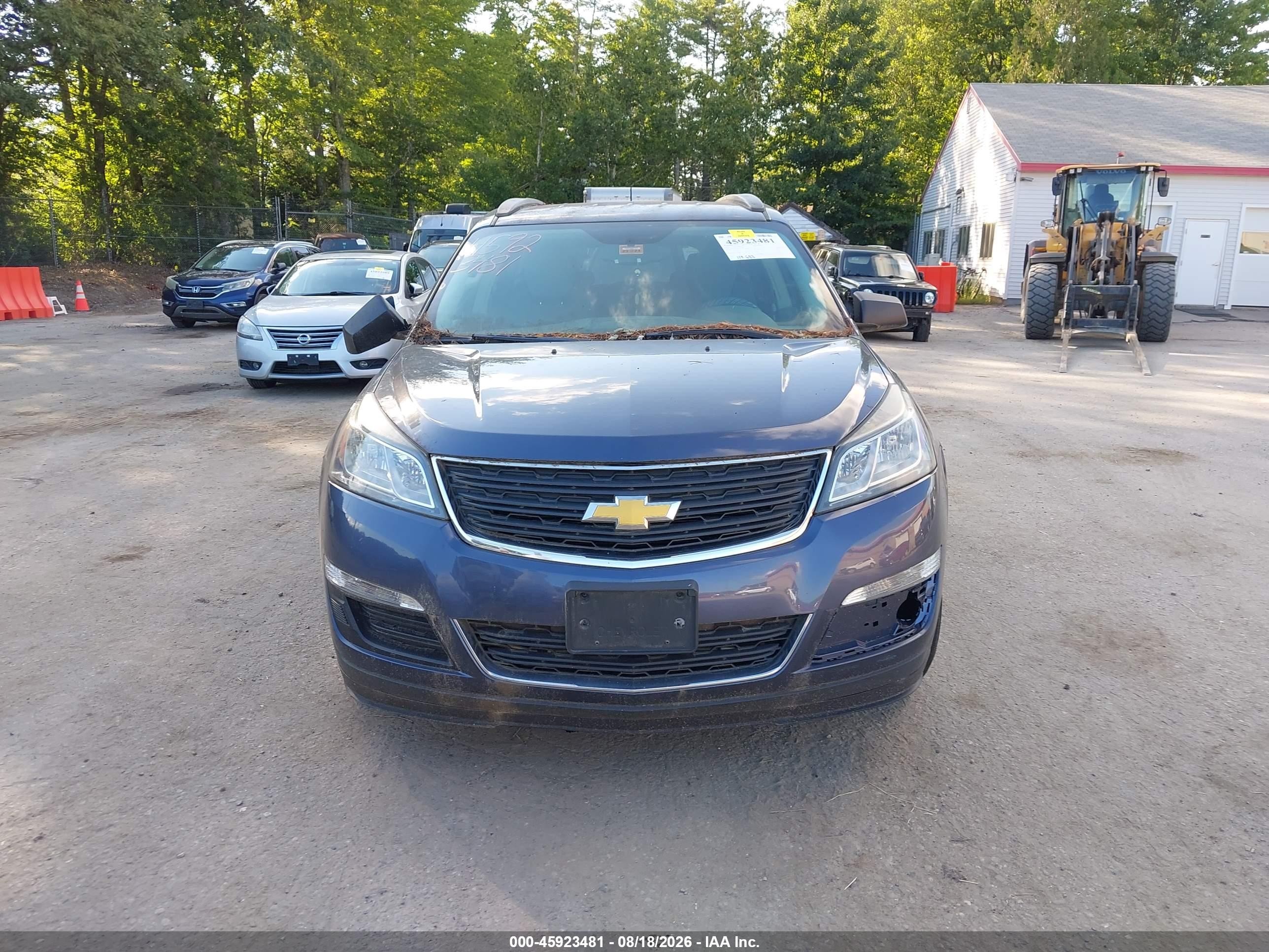 2014 Chevrolet Traverse Ls Blue vin: 1GNKVFKD1EJ290691