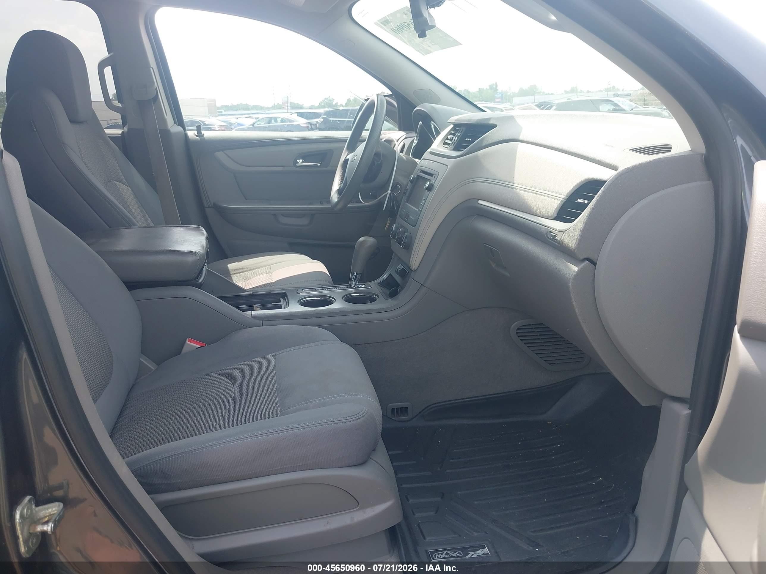 2013 Chevrolet Traverse Ls Gray vin: 1GNKVFKD2DJ214685