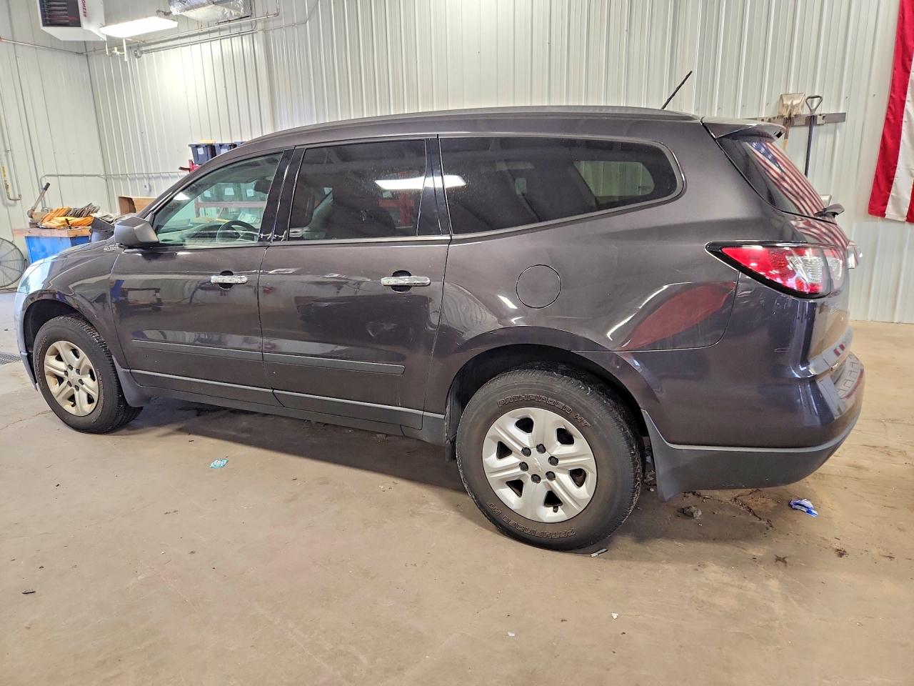 2015 Chevrolet Traverse Ls Black vin: 1GNKVFKD3FJ159232