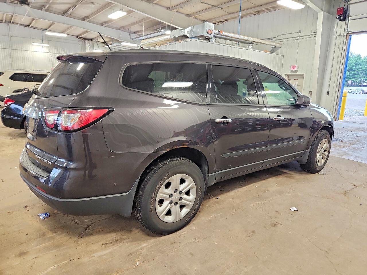 2015 Chevrolet Traverse Ls Black vin: 1GNKVFKD3FJ159232