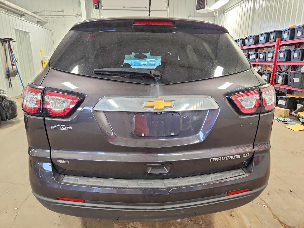 2015 Chevrolet Traverse Ls Black vin: 1GNKVFKD3FJ159232