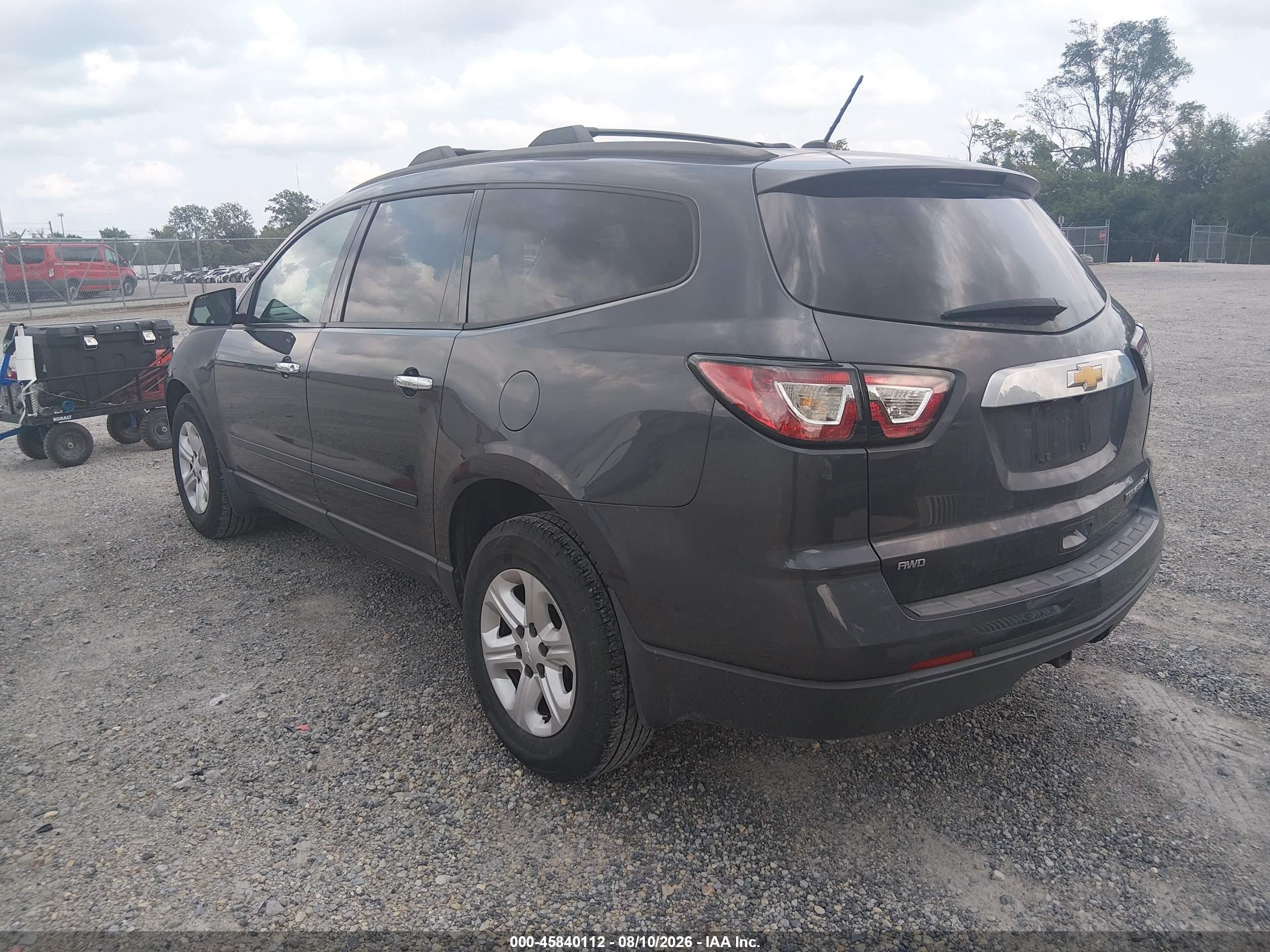 2013 Chevrolet Traverse Ls Gray vin: 1GNKVFKD4DJ266254