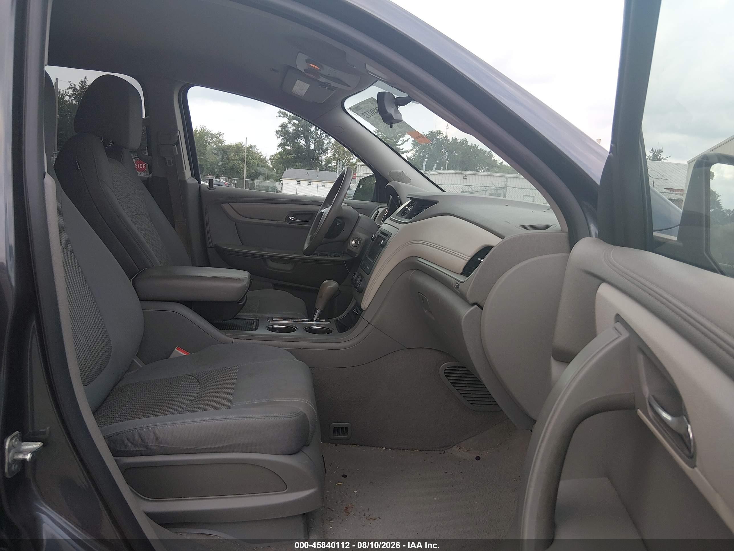 2013 Chevrolet Traverse Ls Gray vin: 1GNKVFKD4DJ266254