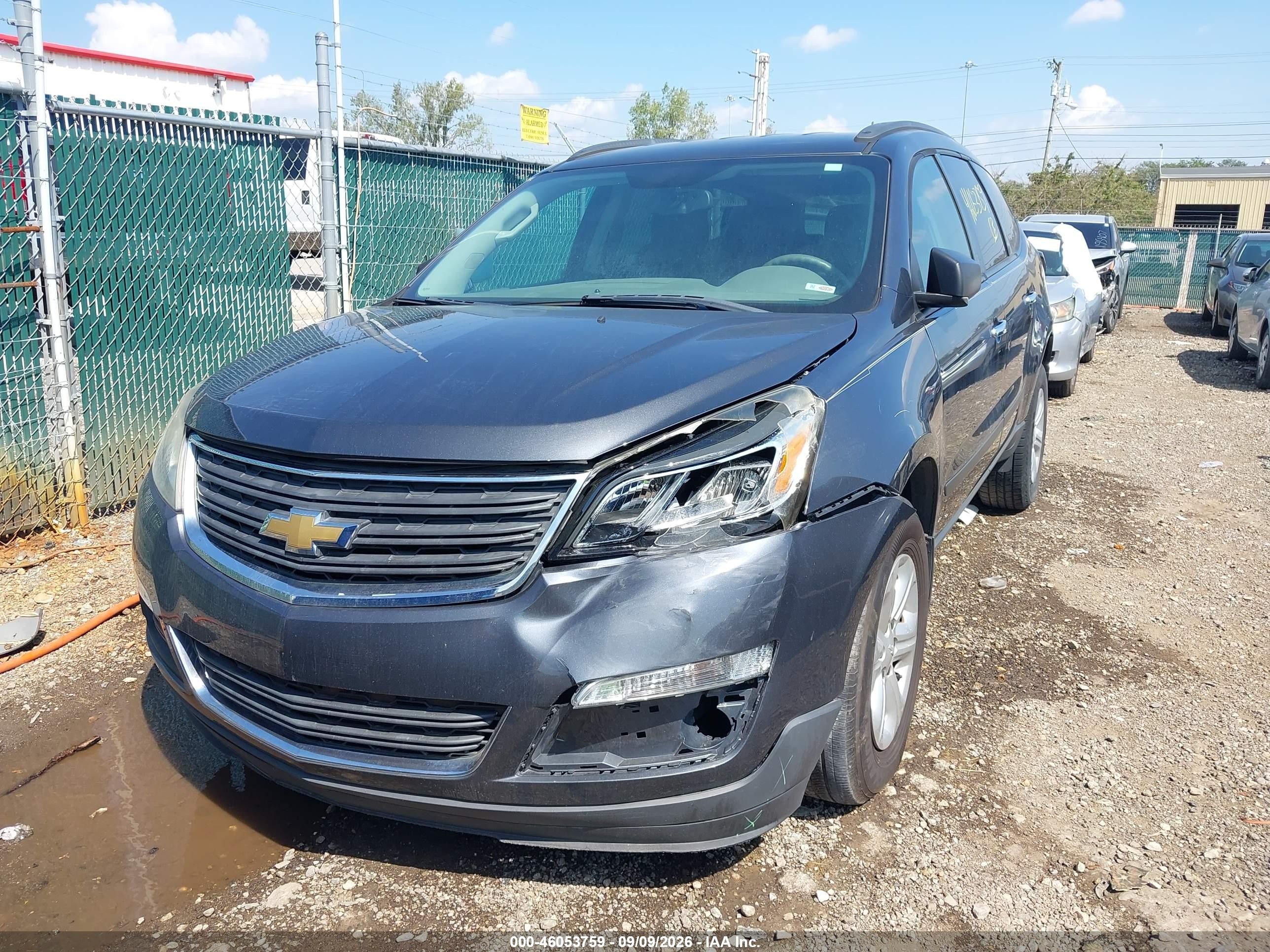 2014 Chevrolet Traverse Ls Blue vin: 1GNKVFKD6EJ224556