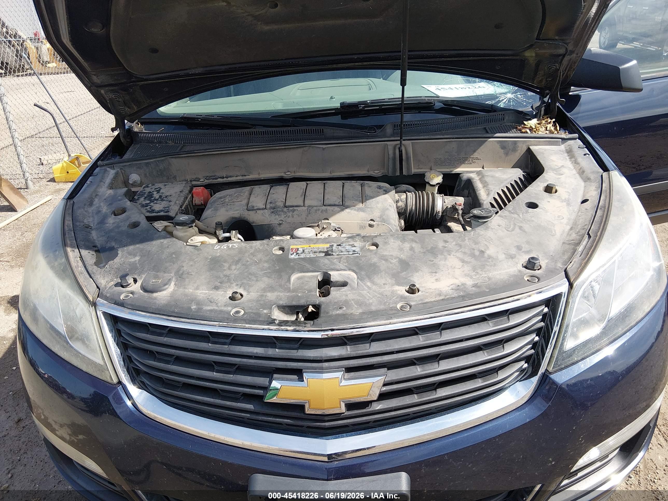 2015 Chevrolet Traverse Ls Blue vin: 1GNKVFKD8FJ135542
