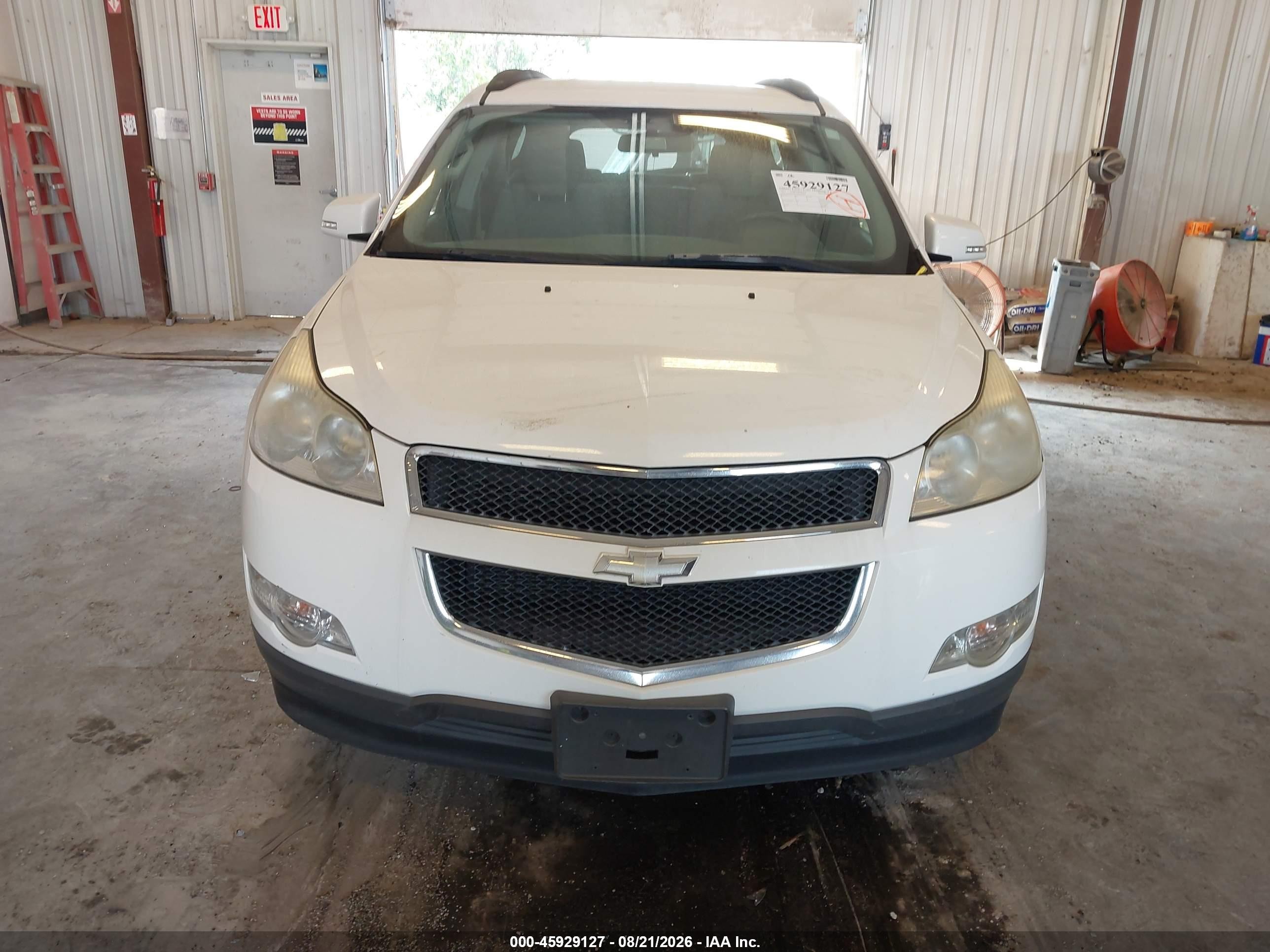 2011 Chevrolet Traverse 1lt Белый vin: 1GNKVGED0BJ163878