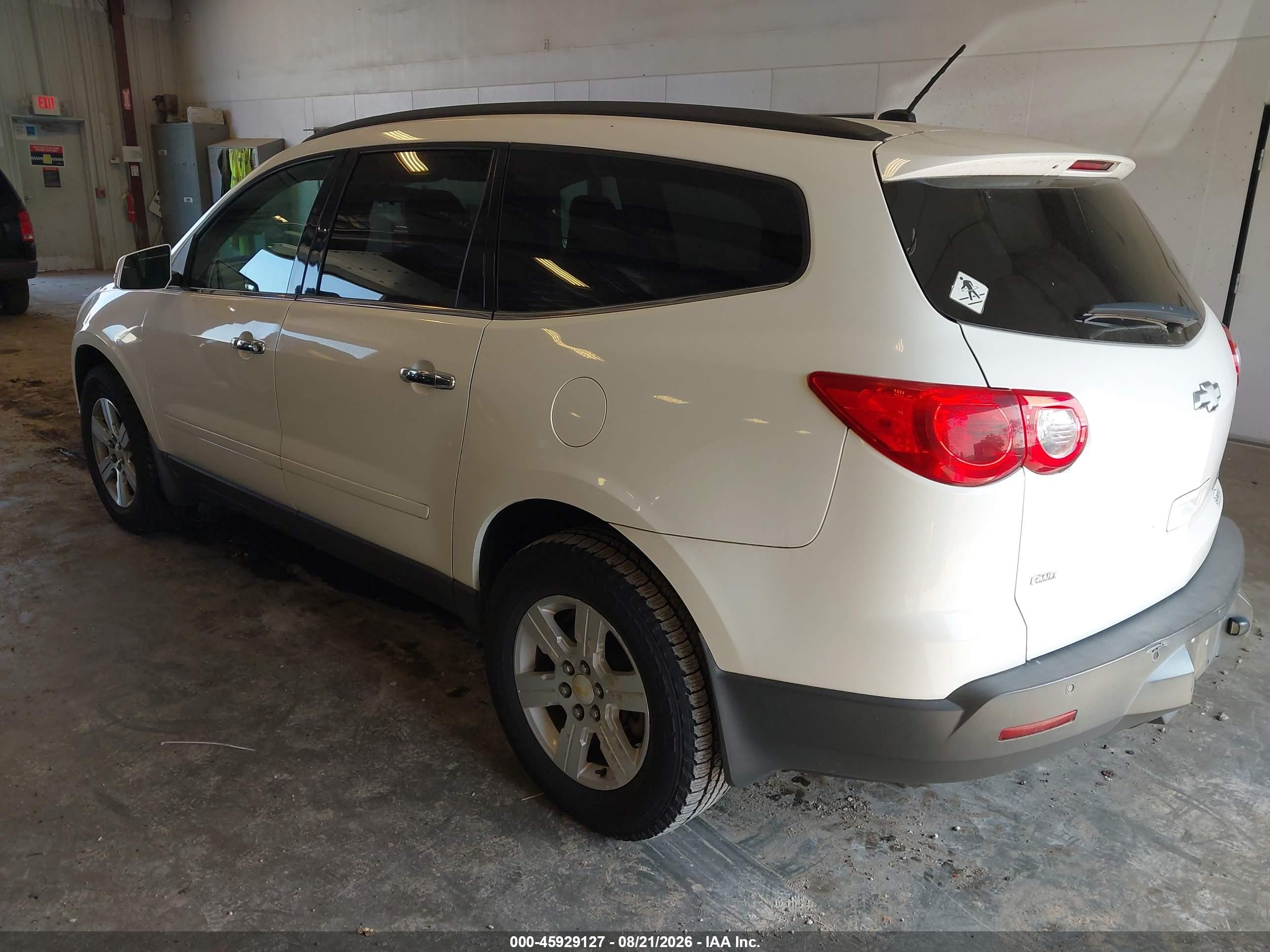 2011 Chevrolet Traverse 1lt Белый vin: 1GNKVGED0BJ163878