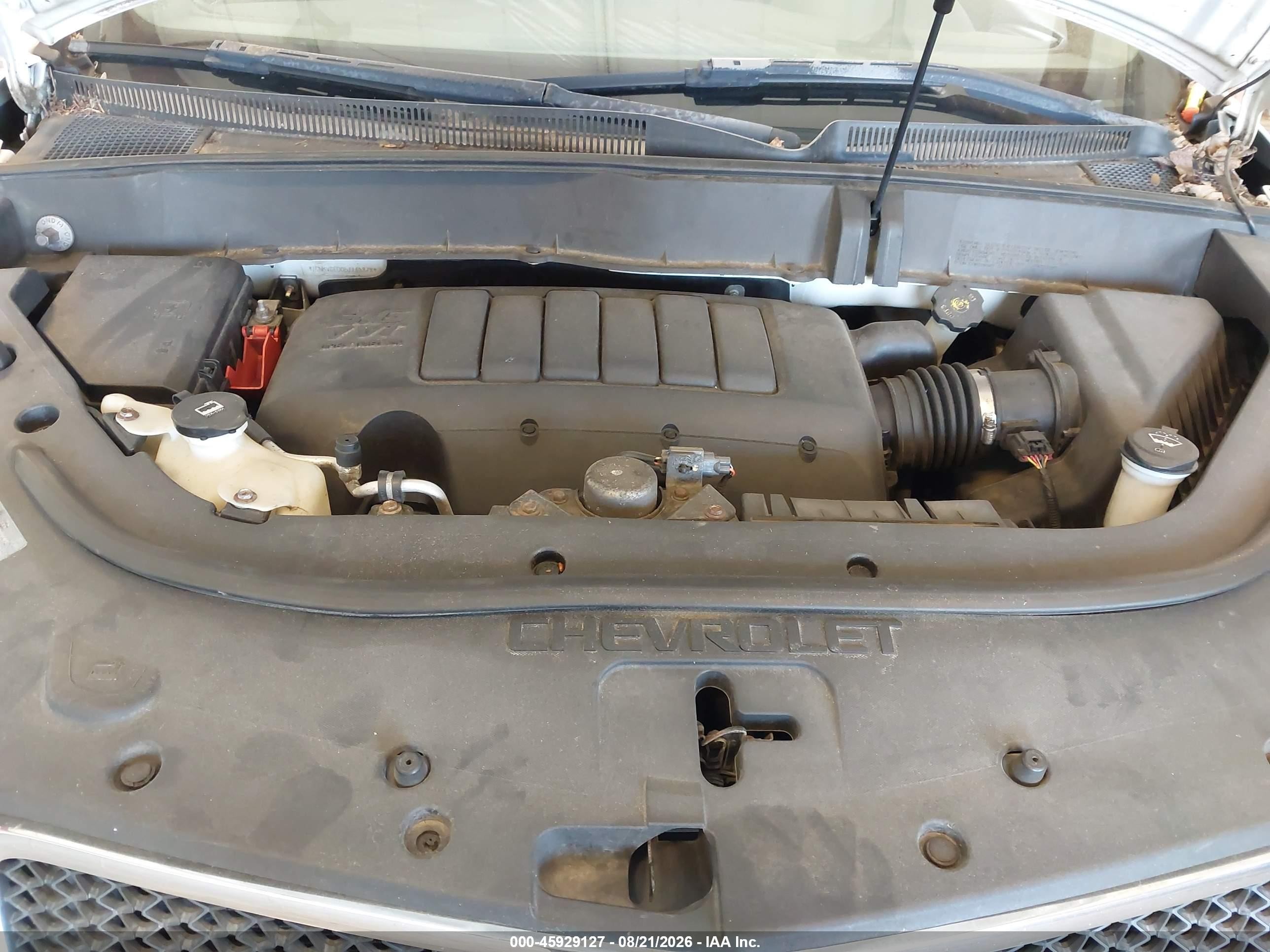 2011 Chevrolet Traverse 1lt Белый vin: 1GNKVGED0BJ163878