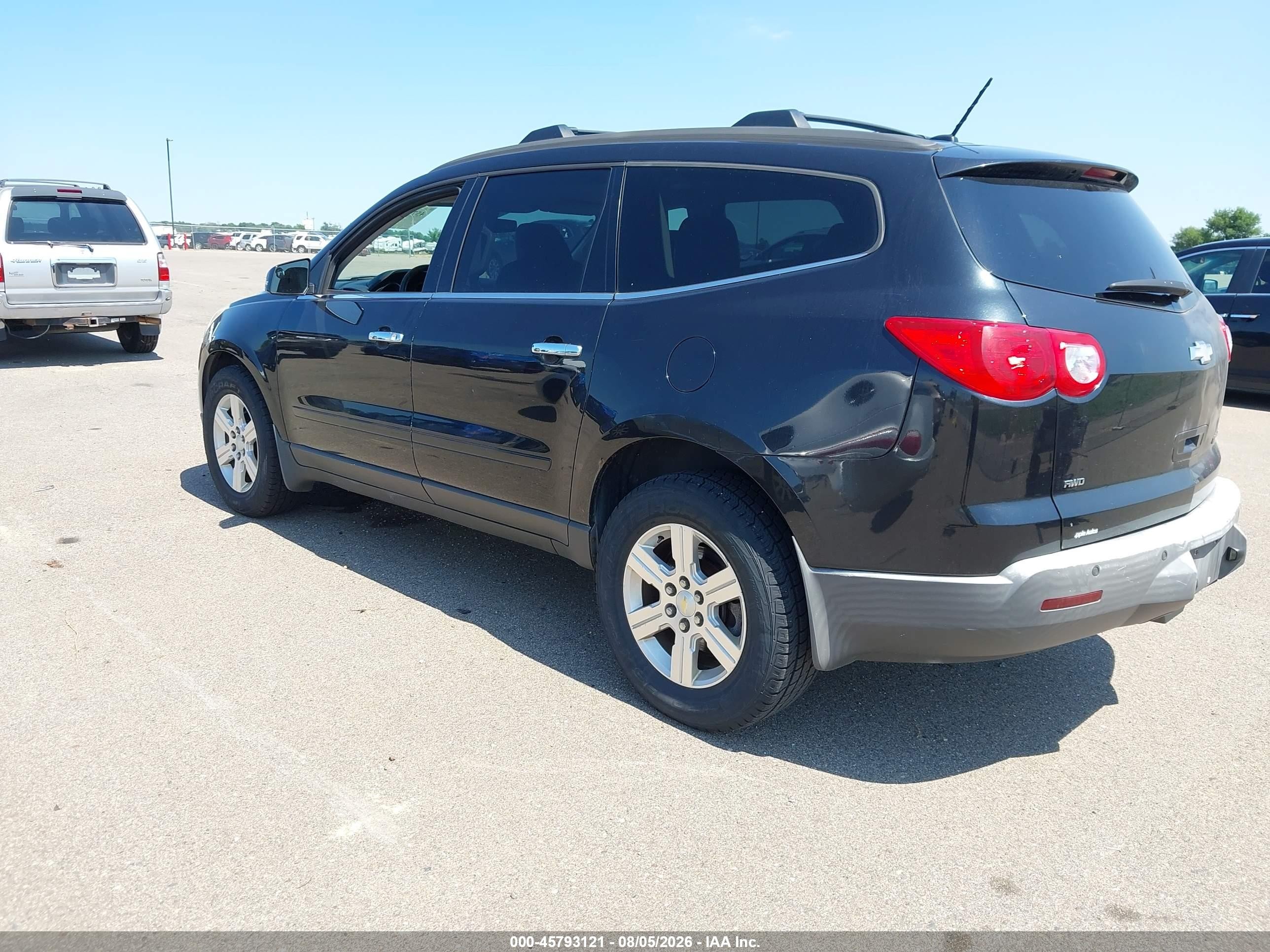 2012 Chevrolet Traverse Lt W/1lt Black vin: 1GNKVGED0CJ110292