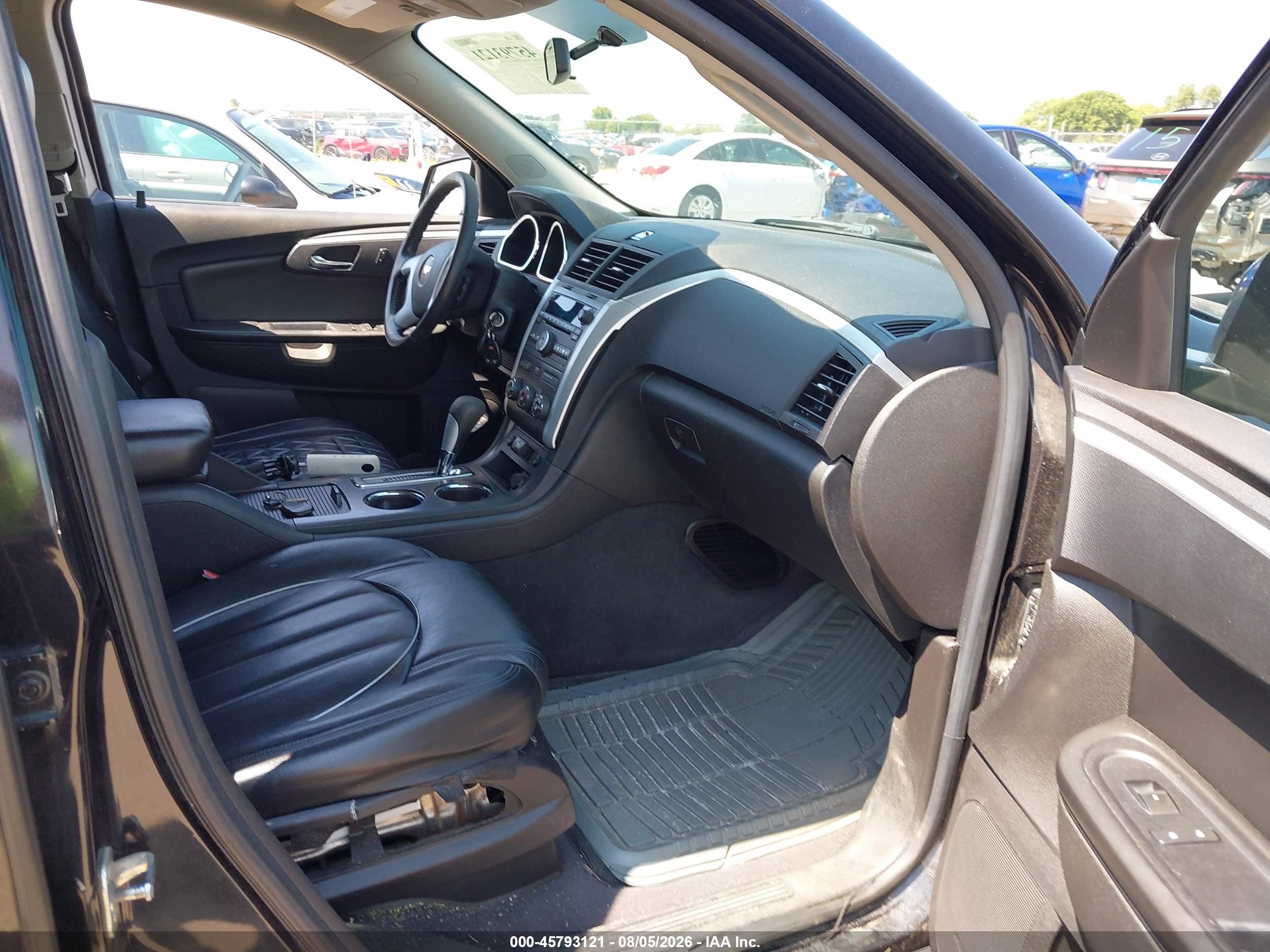 2012 Chevrolet Traverse Lt W/1lt Black vin: 1GNKVGED0CJ110292