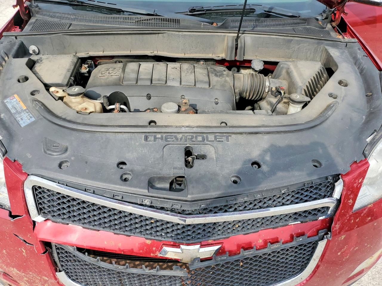 2012 Chevrolet Traverse Lt Red vin: 1GNKVGED0CJ208187