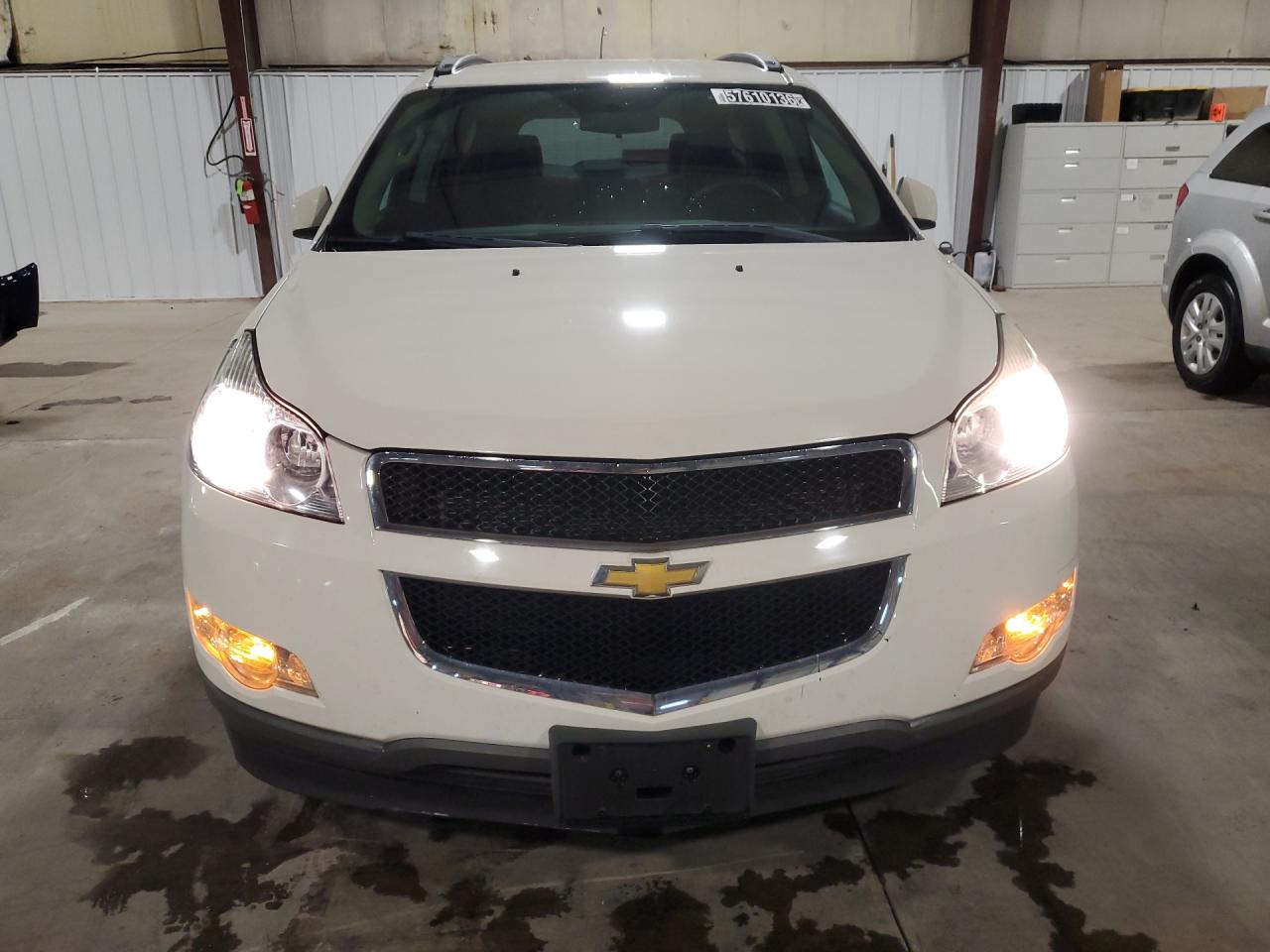 2012 Chevrolet Traverse Lt White vin: 1GNKVGED0CJ305177 Damage: Front Bumper, Chipped, 2