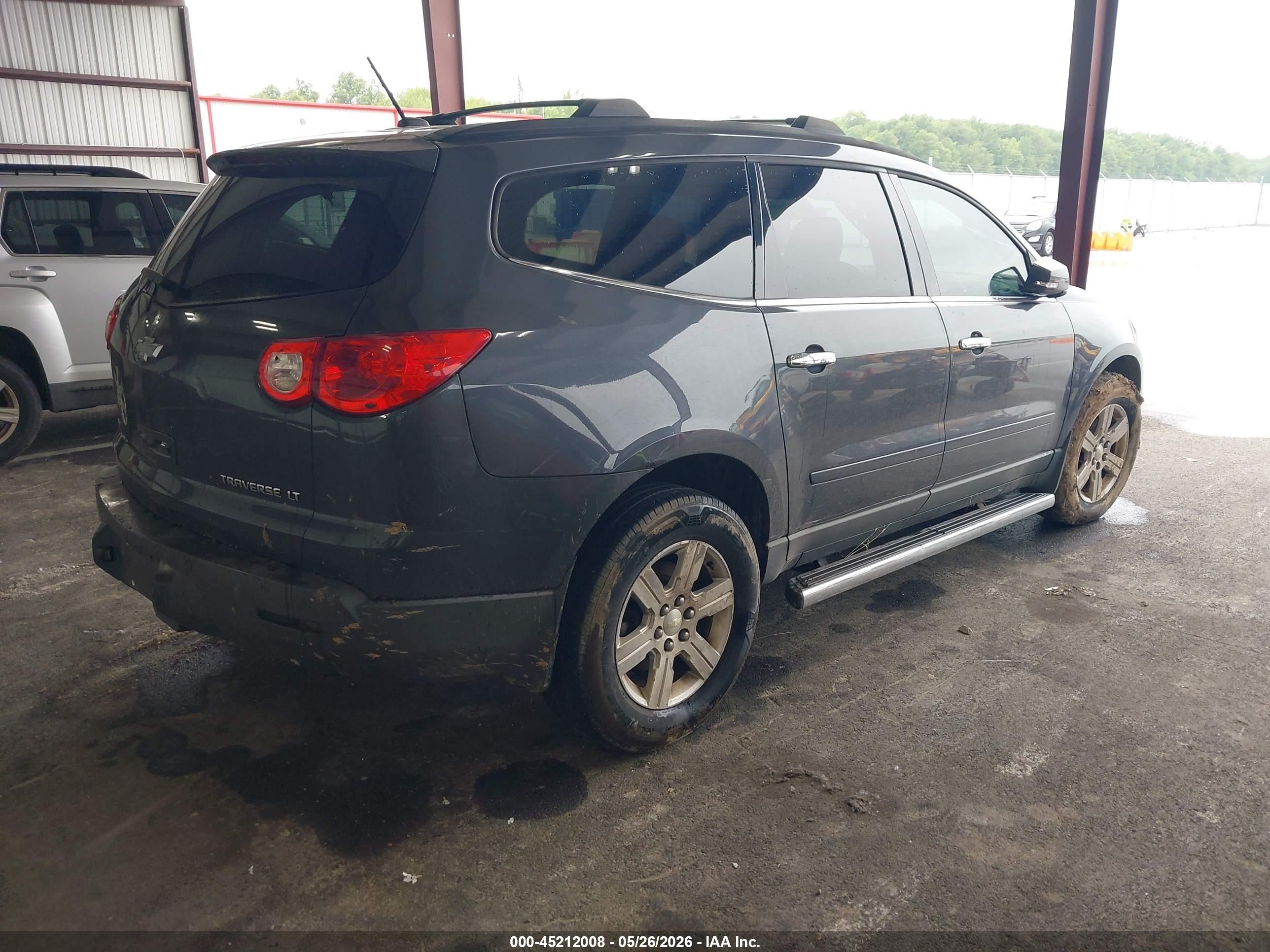 2012 Chevrolet Traverse 1lt Blue vin: 1GNKVGED0CJ418398