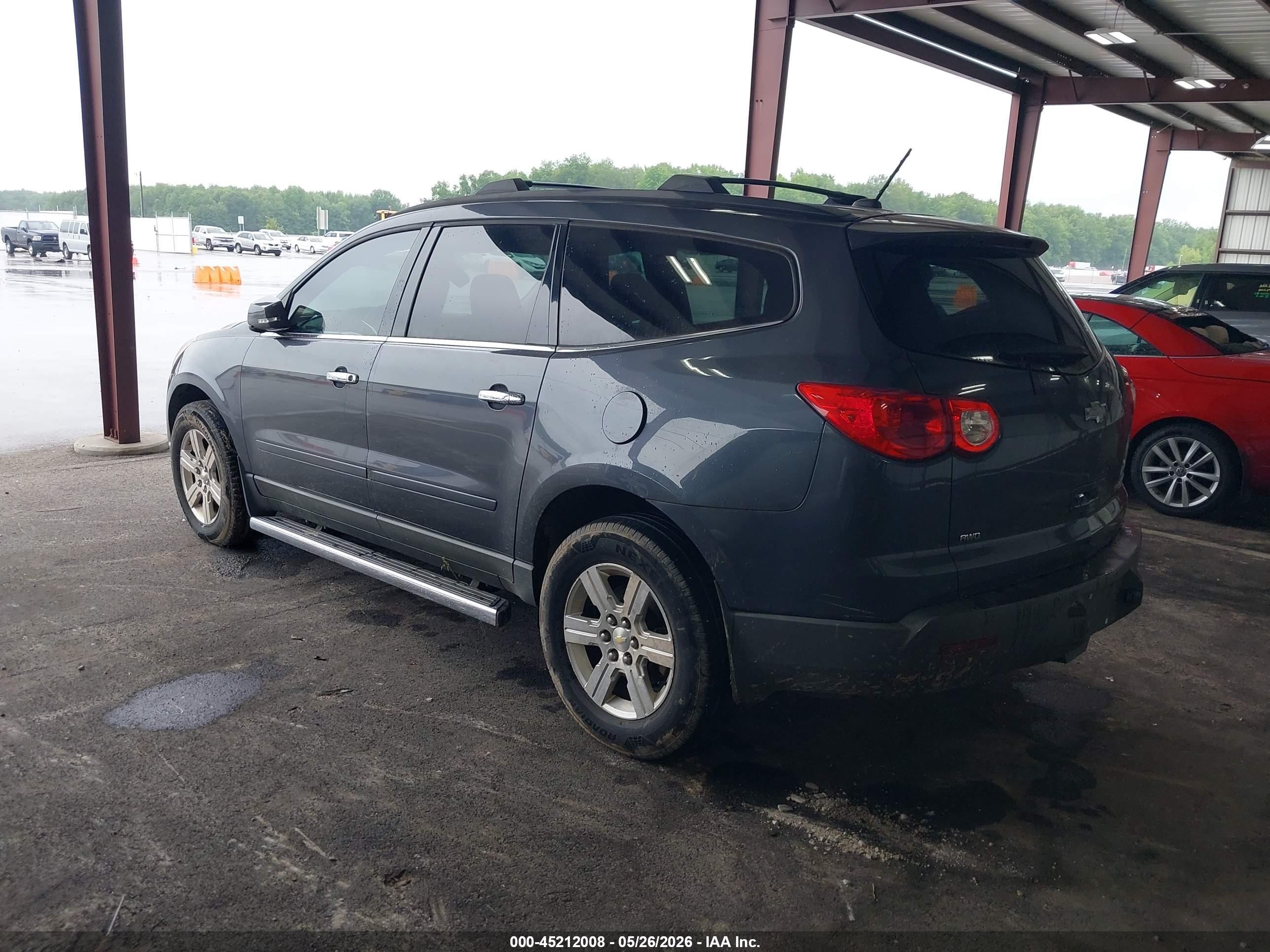 2012 Chevrolet Traverse 1lt Blue vin: 1GNKVGED0CJ418398