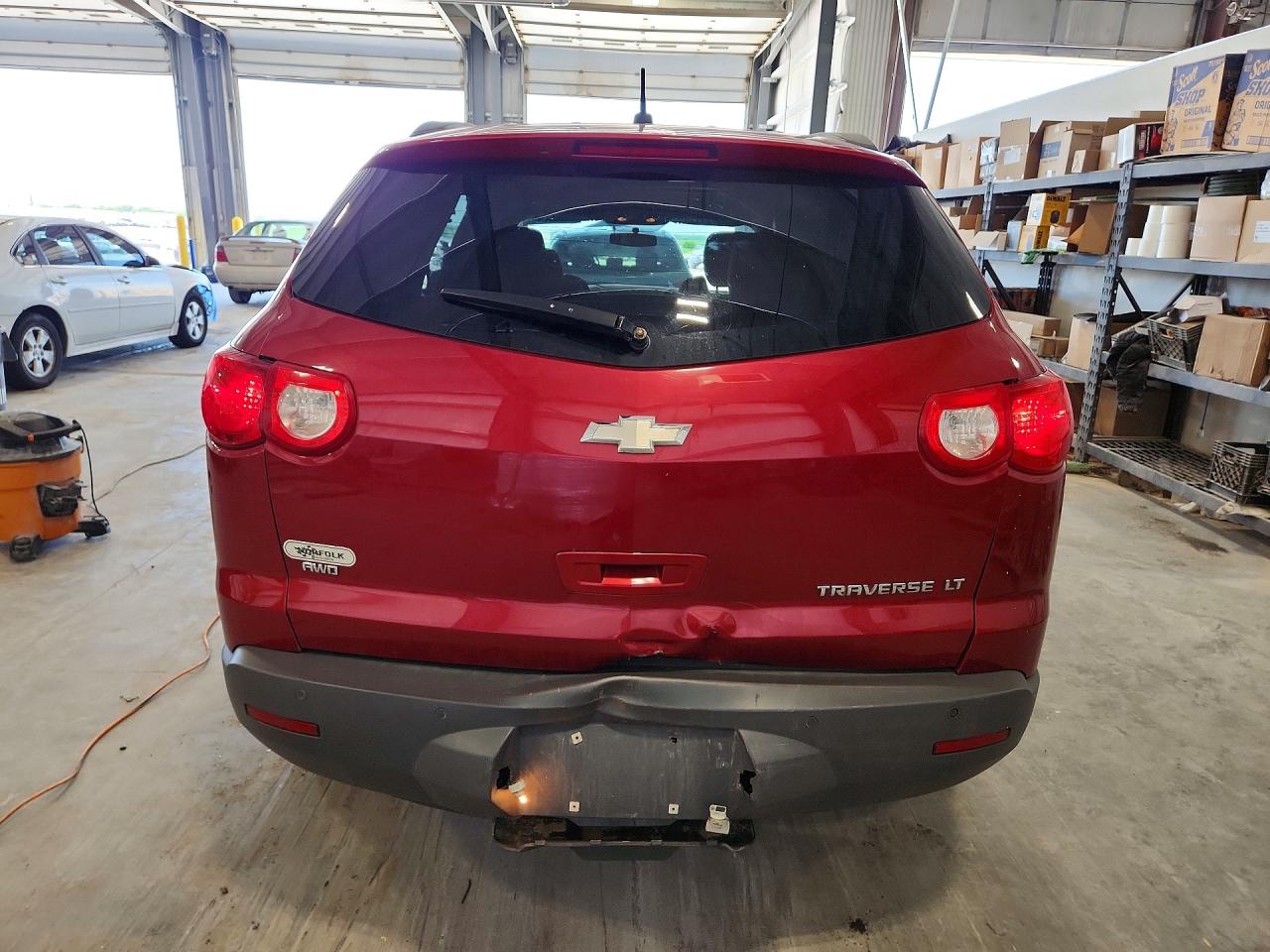 2012 Chevrolet Traverse Lt Red vin: 1GNKVGED1CJ102623