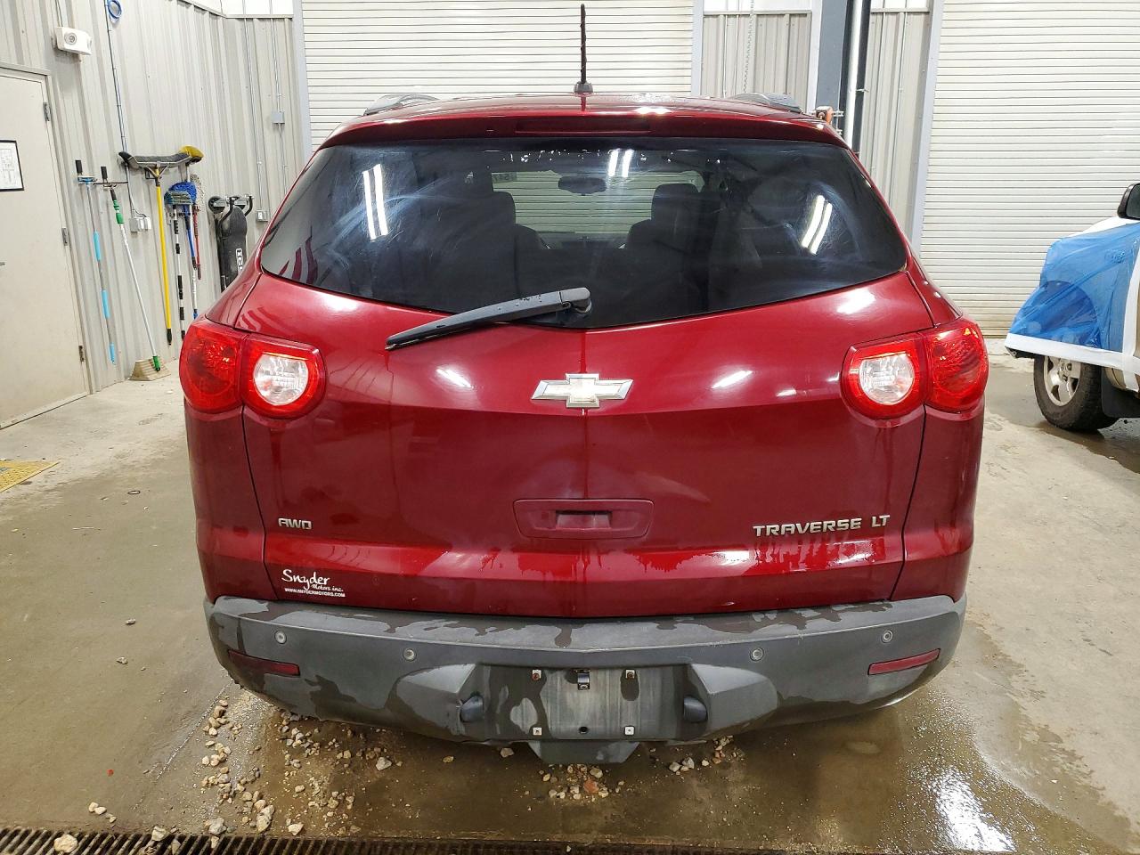 2011 Chevrolet Traverse Lt Красный vin: 1GNKVGED2BJ167334