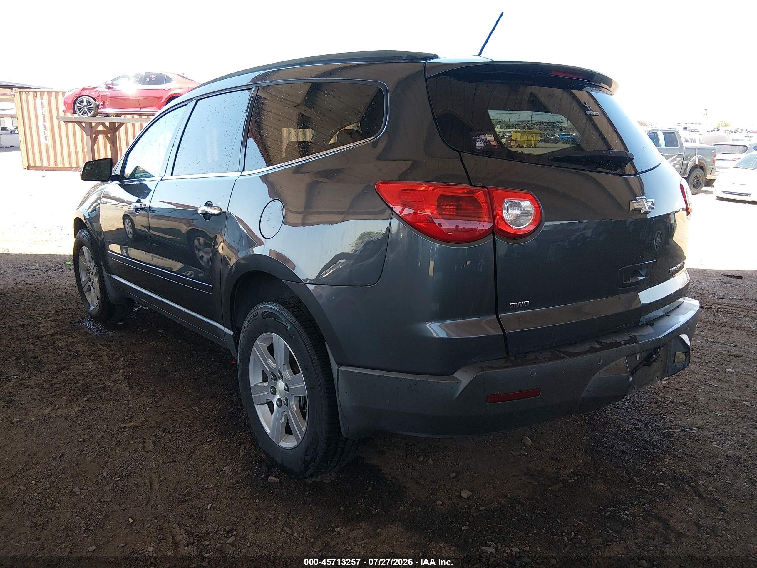 2011 Chevrolet Traverse 1lt Gray vin: 1GNKVGED2BJ239097