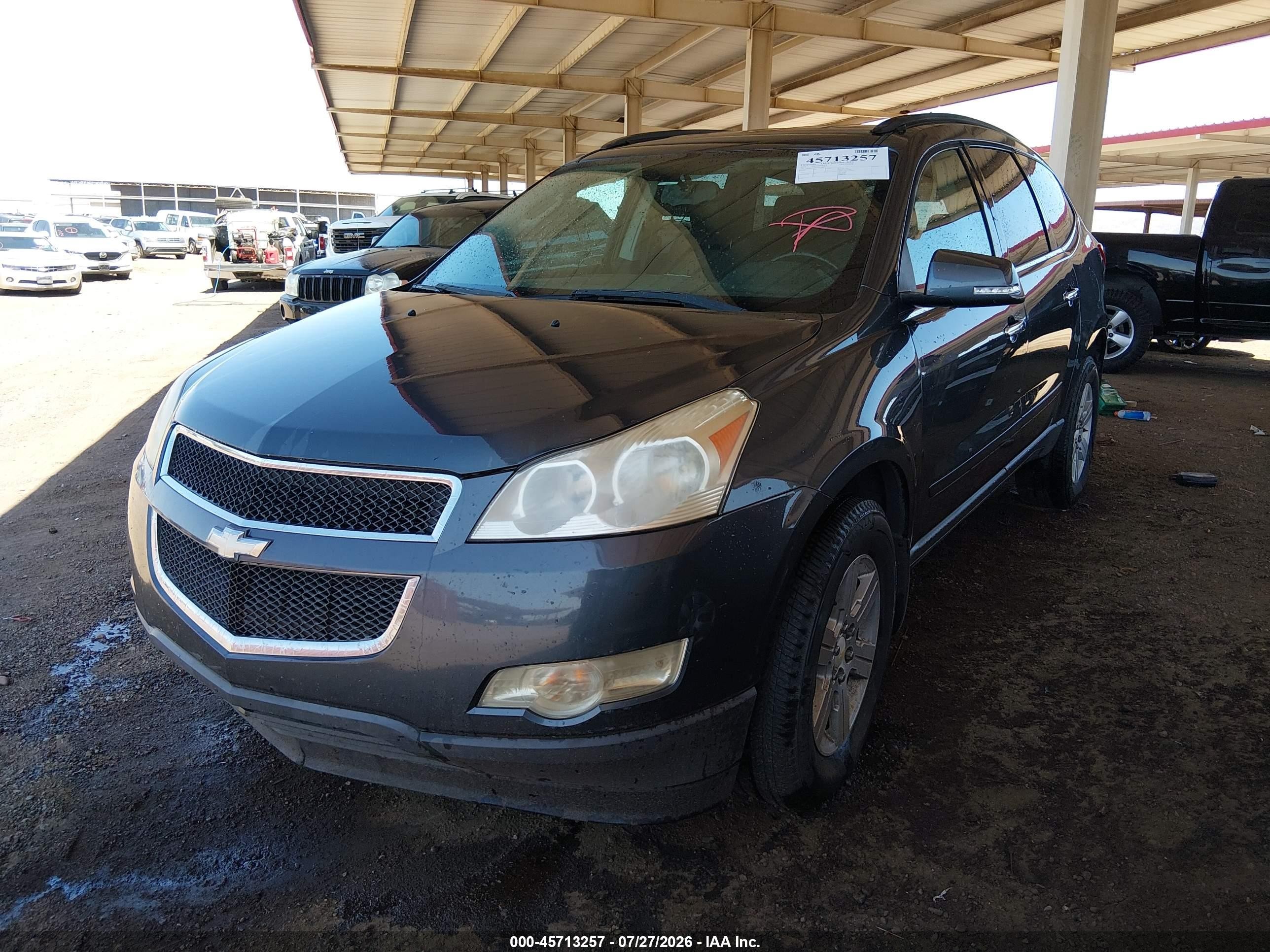 2011 Chevrolet Traverse 1lt Gray vin: 1GNKVGED2BJ239097