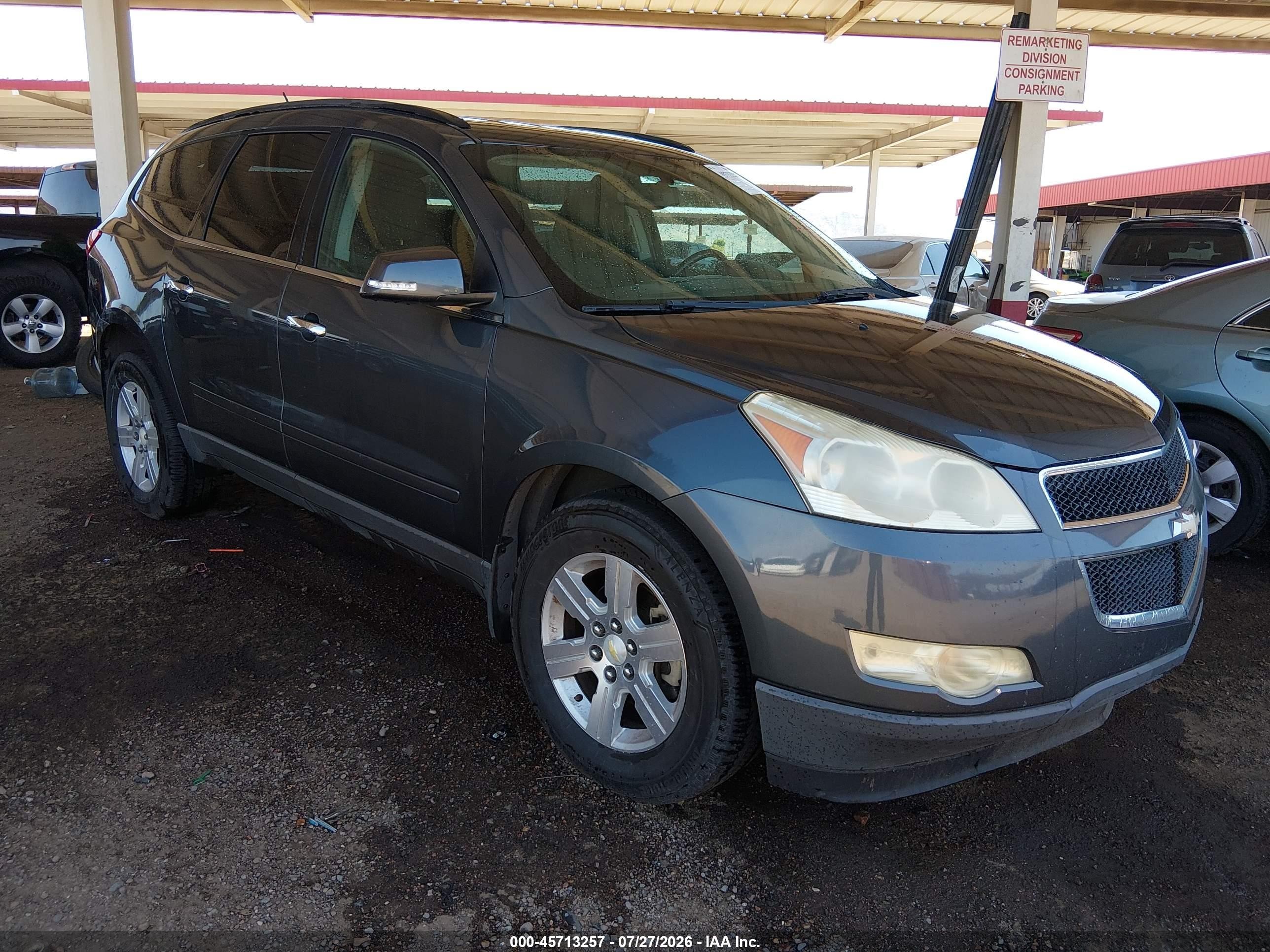 2011 Chevrolet Traverse 1lt Gray vin: 1GNKVGED2BJ239097