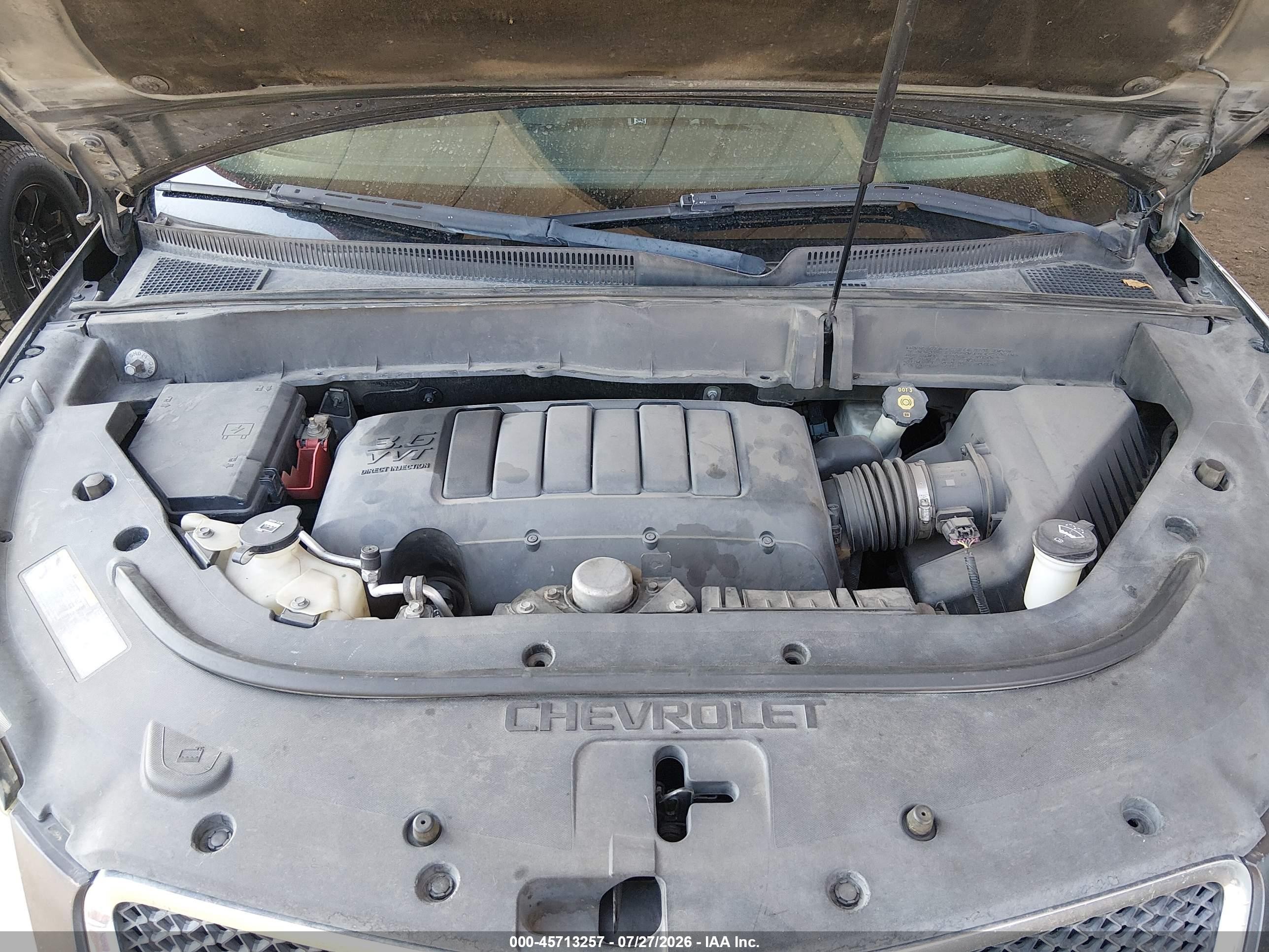2011 Chevrolet Traverse 1lt Gray vin: 1GNKVGED2BJ239097