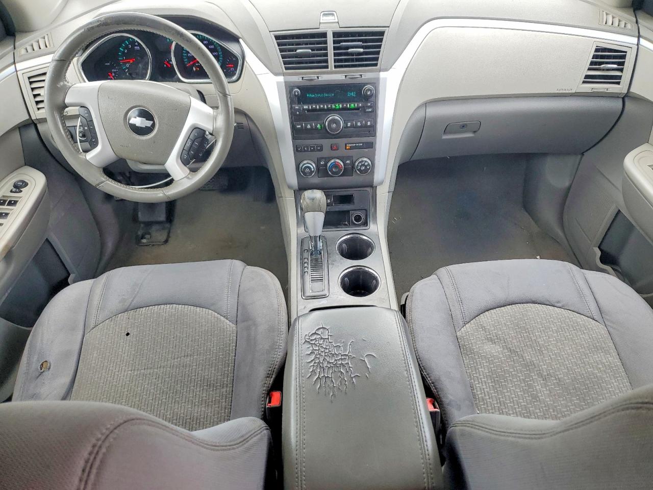 2012 Chevrolet Traverse White vin: 1GNKVGED2CJ268665