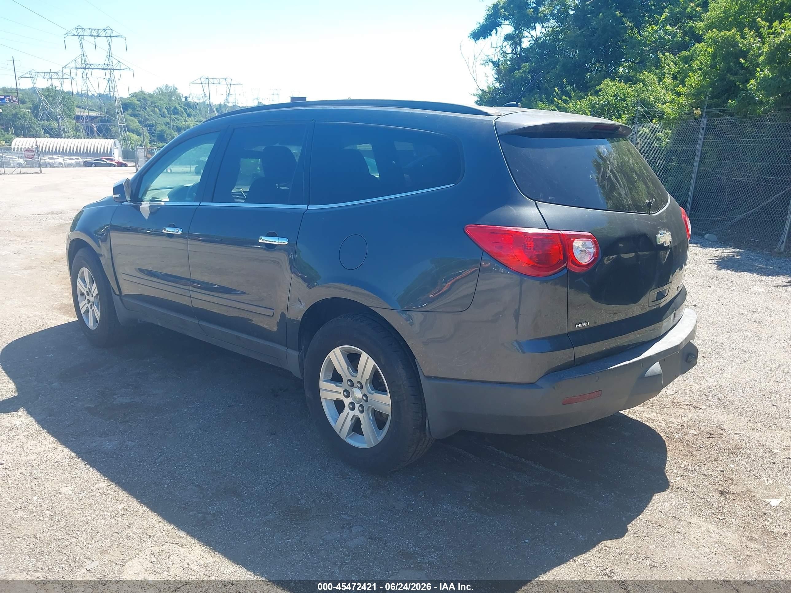 2011 Chevrolet Traverse 1lt Gray vin: 1GNKVGED3BJ132351