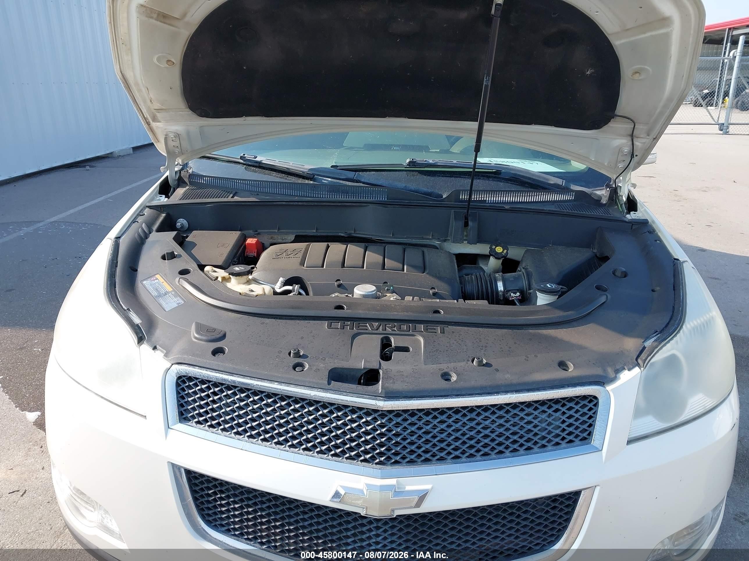 2011 Chevrolet Traverse 1lt White vin: 1GNKVGED3BJ162823