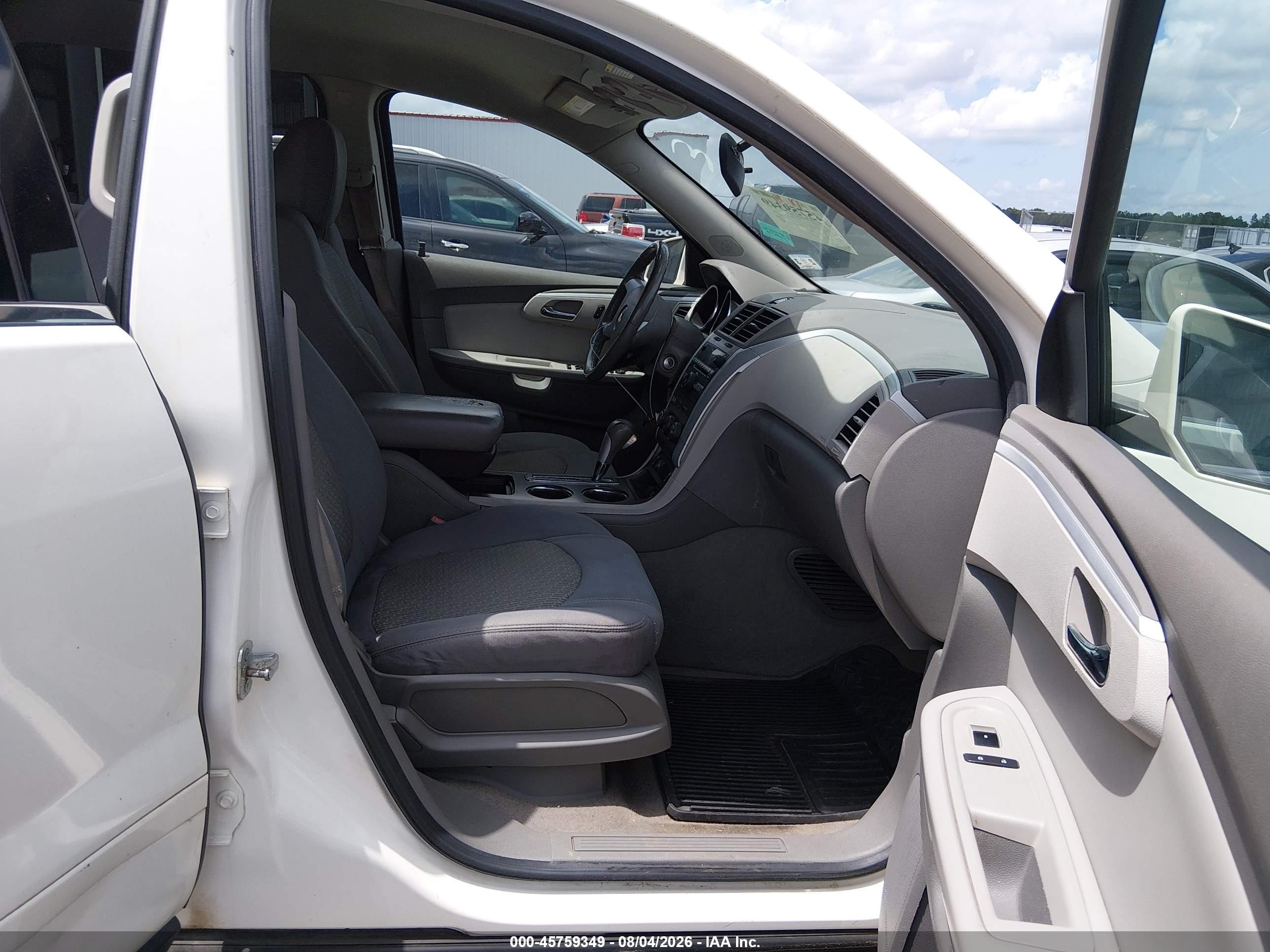 2011 Chevrolet Traverse 1lt White vin: 1GNKVGED3BJ403280