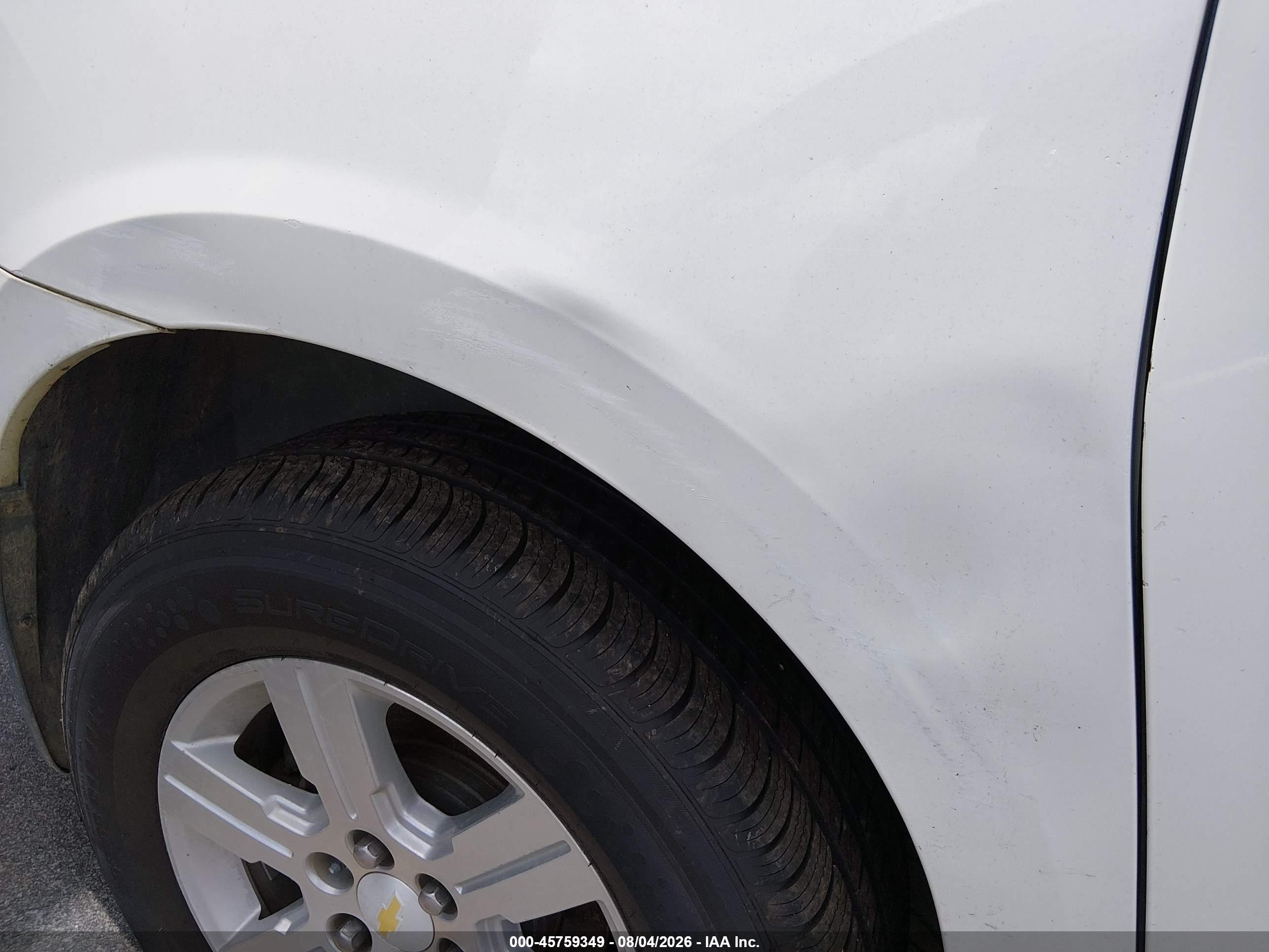 2011 Chevrolet Traverse 1lt White vin: 1GNKVGED3BJ403280