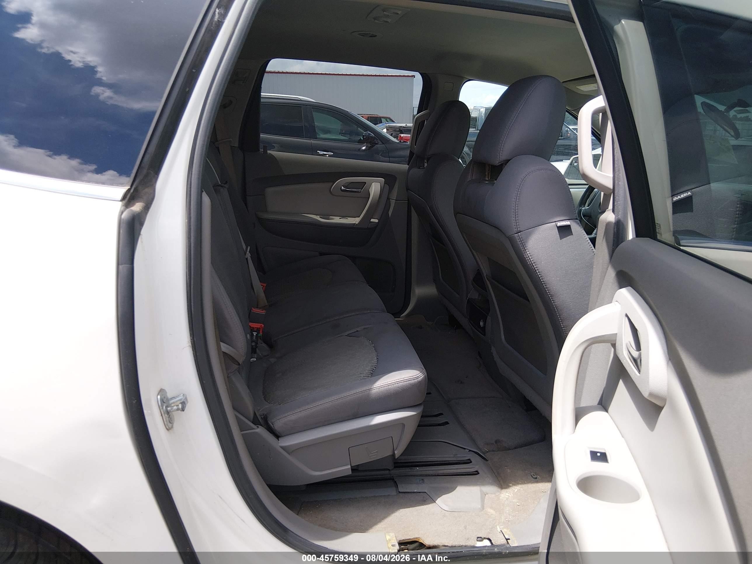 2011 Chevrolet Traverse 1lt White vin: 1GNKVGED3BJ403280
