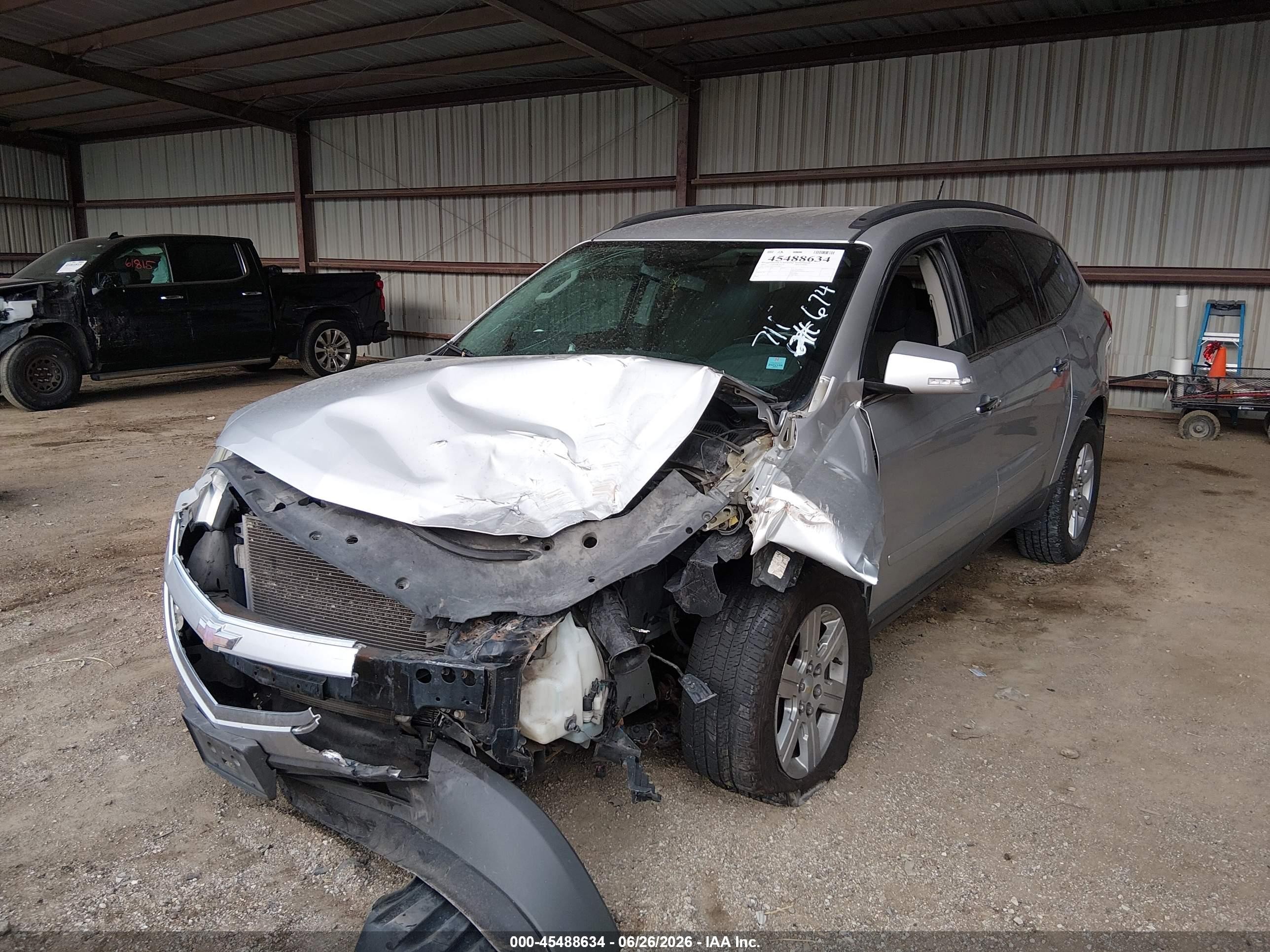 2012 Chevrolet Traverse Lt W/1lt Silver vin: 1GNKVGED3CJ108410