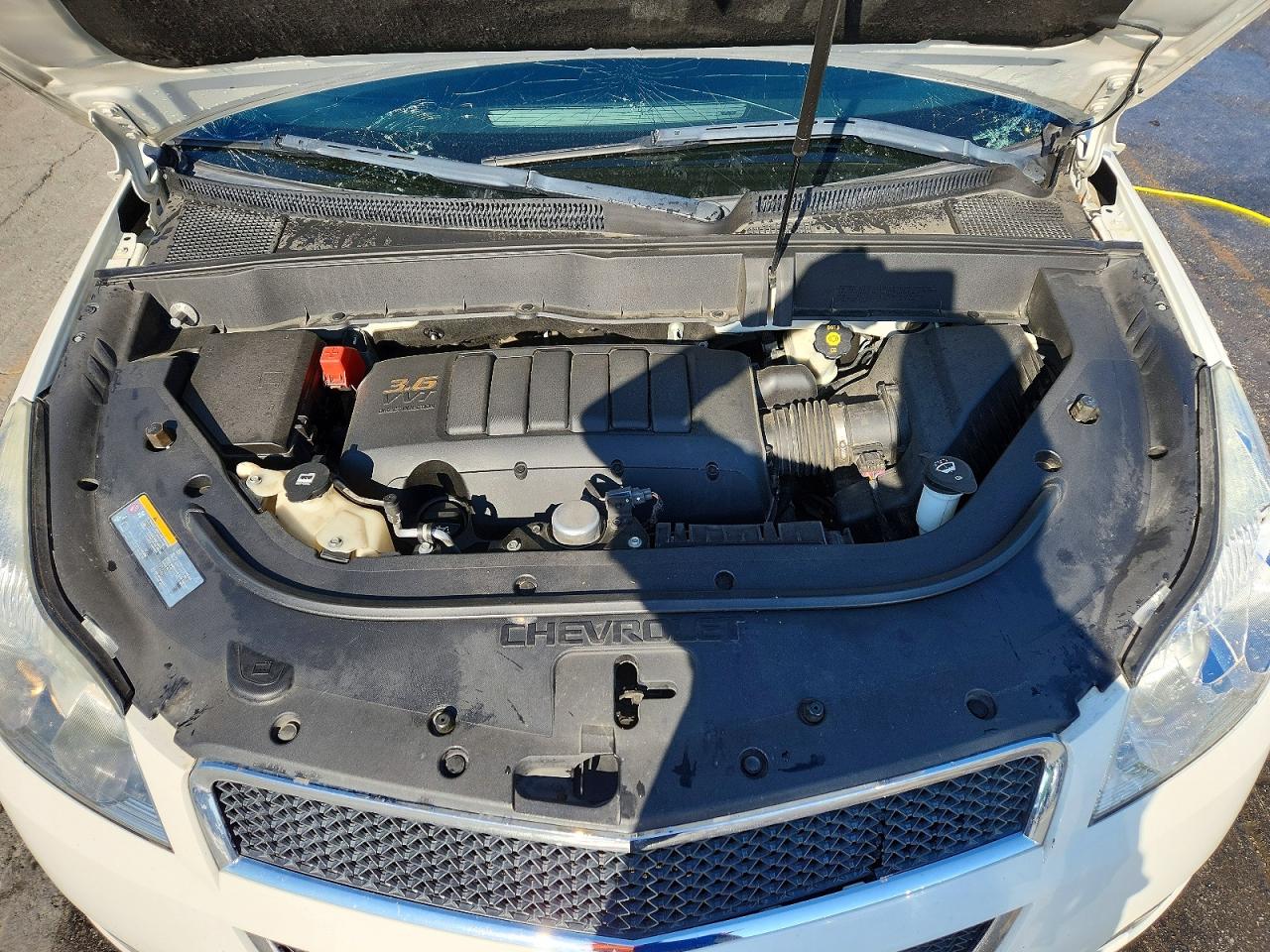 2011 Chevrolet Traverse Lt White vin: 1GNKVGED4BJ124792