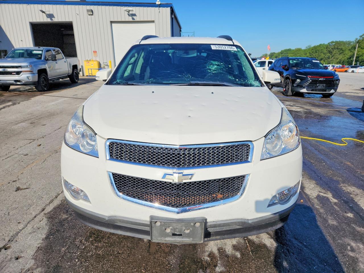2011 Chevrolet Traverse Lt White vin: 1GNKVGED4BJ124792