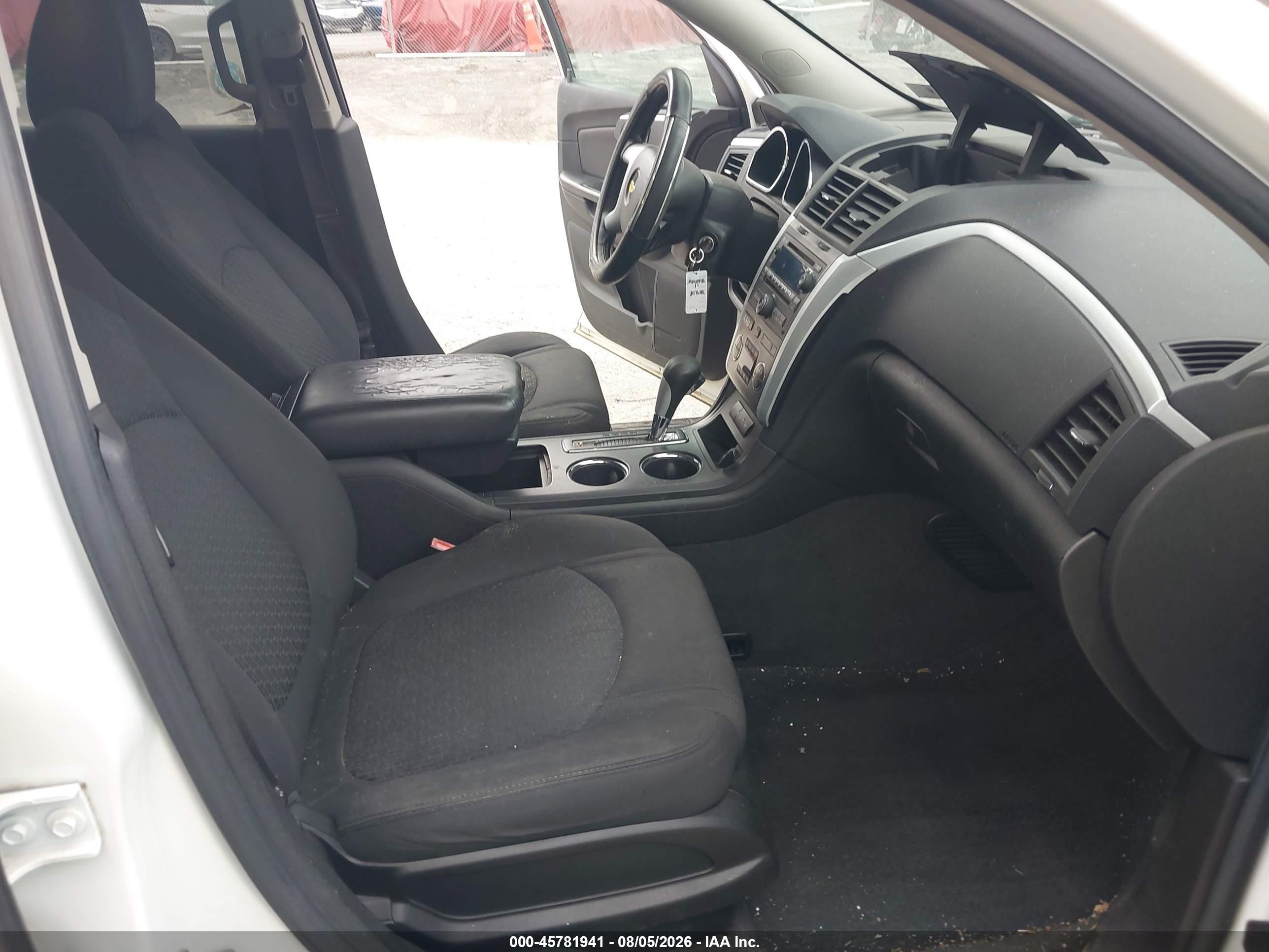 2011 Chevrolet Traverse 1lt White vin: 1GNKVGED4BJ176021