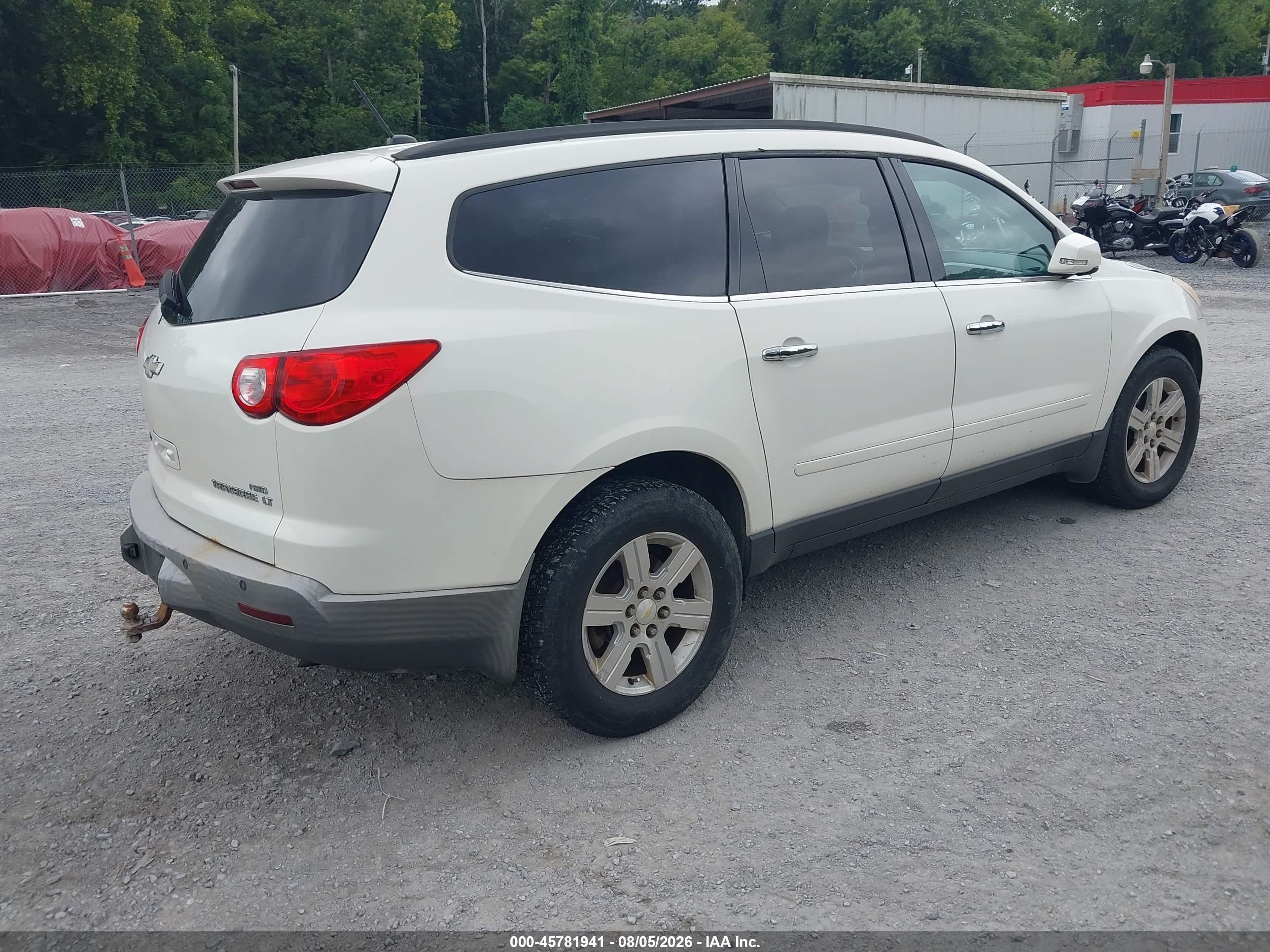 2011 Chevrolet Traverse 1lt White vin: 1GNKVGED4BJ176021