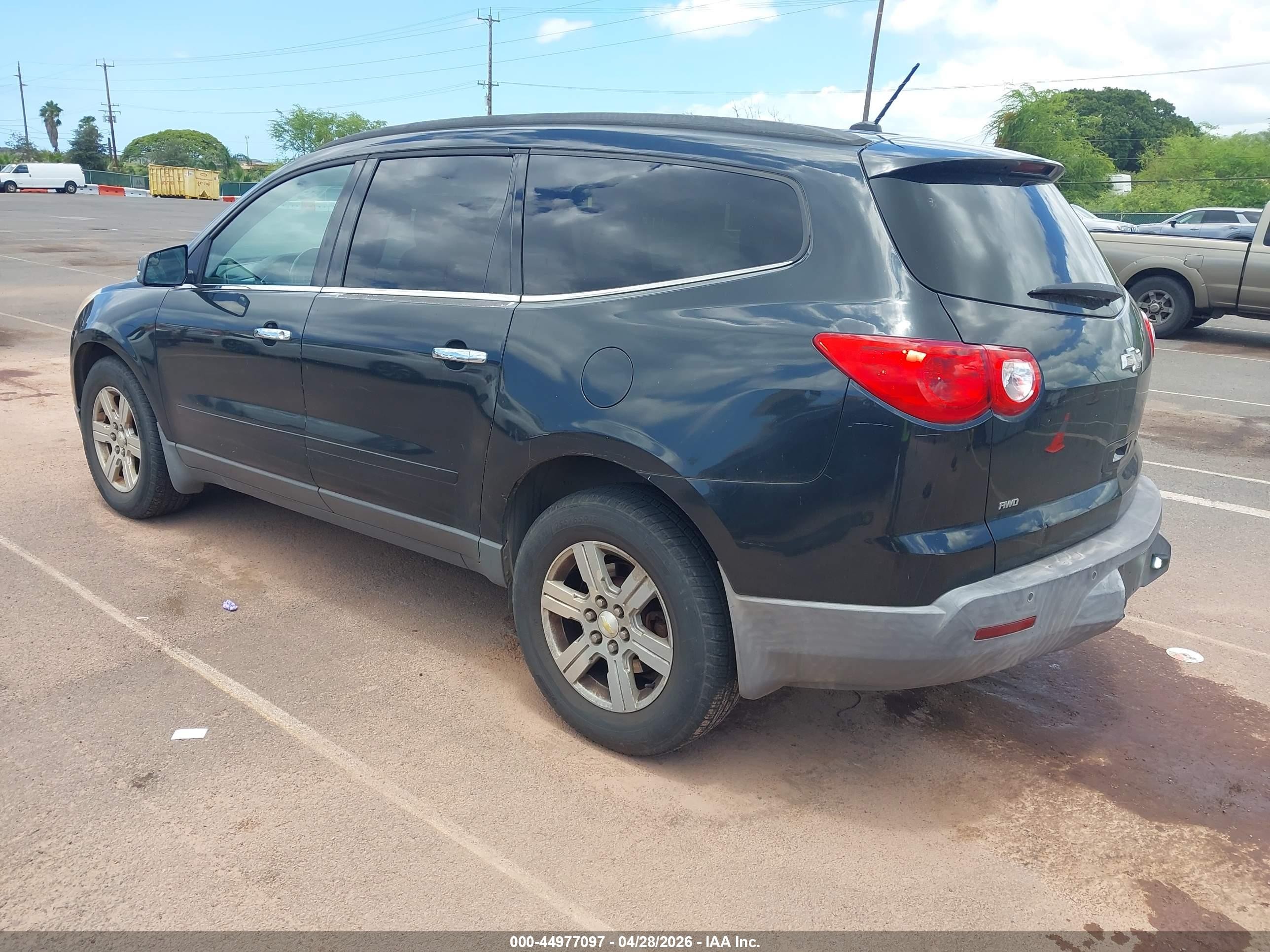 2011 Chevrolet Traverse 1lt Black vin: 1GNKVGED4BJ251235