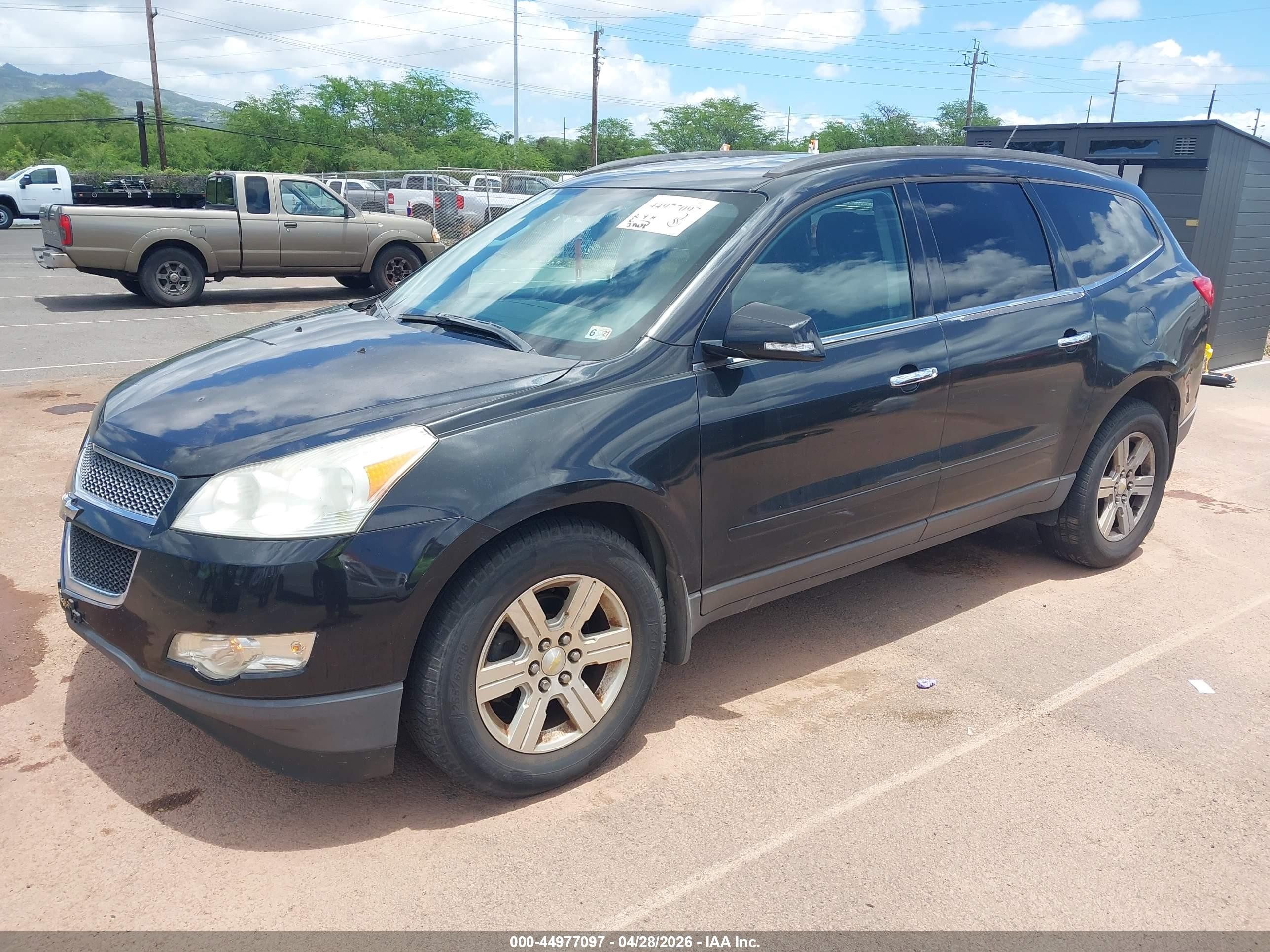 2011 Chevrolet Traverse 1lt Black vin: 1GNKVGED4BJ251235