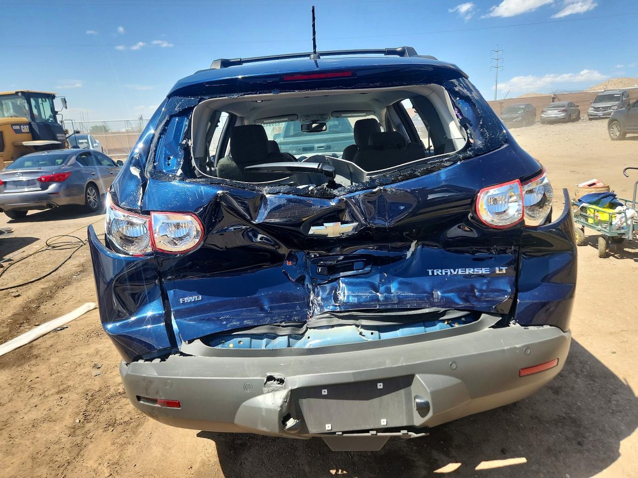 2012 Chevrolet Traverse Lt Blue vin: 1GNKVGED4CJ228944