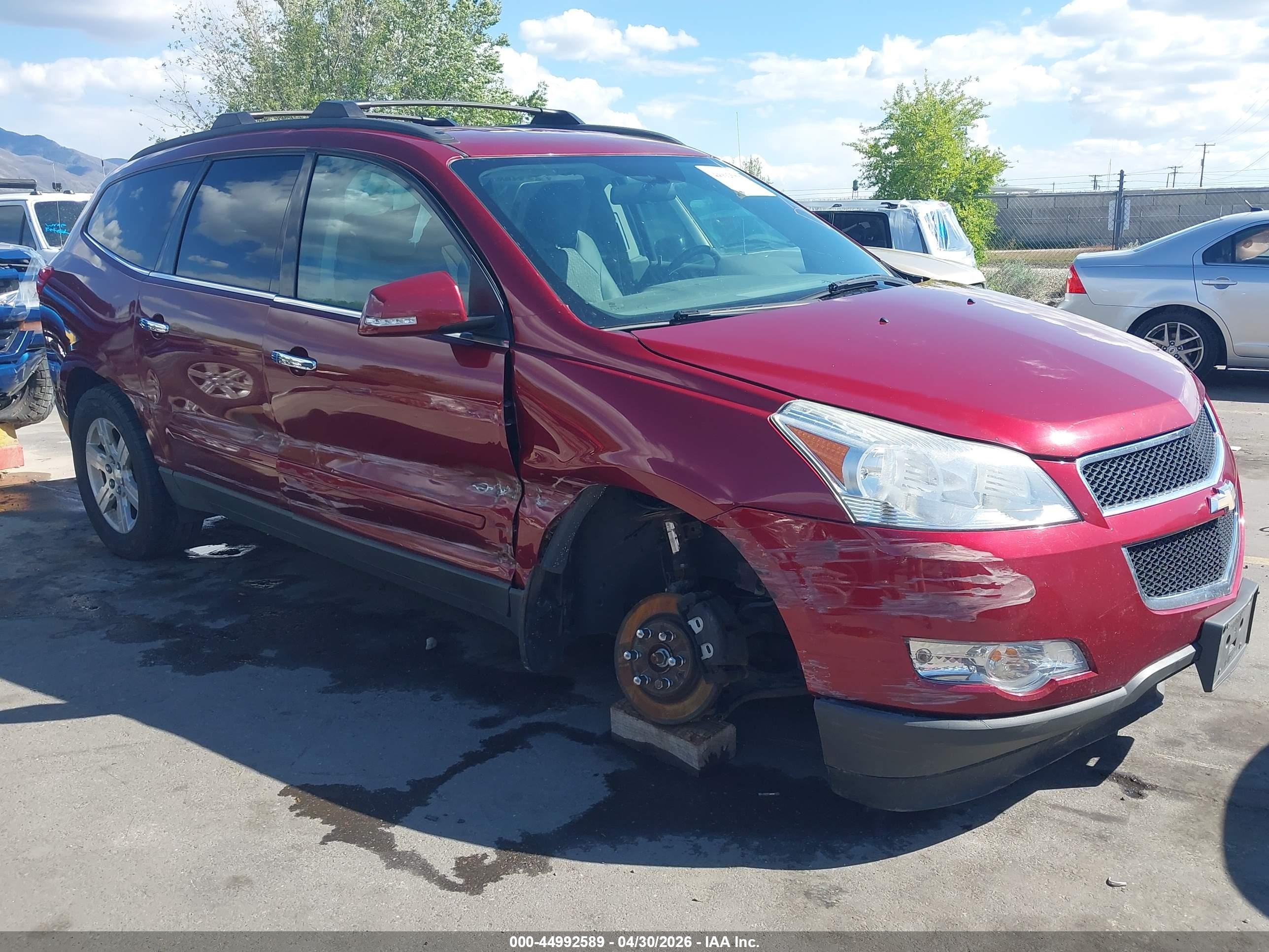 2011 Chevrolet Traverse 1lt Red vin: 1GNKVGED5BJ120220