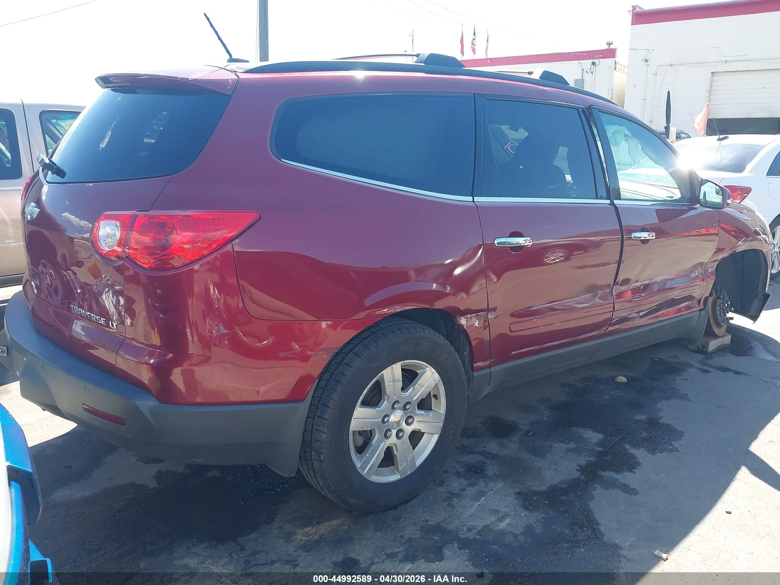2011 Chevrolet Traverse 1lt Red vin: 1GNKVGED5BJ120220