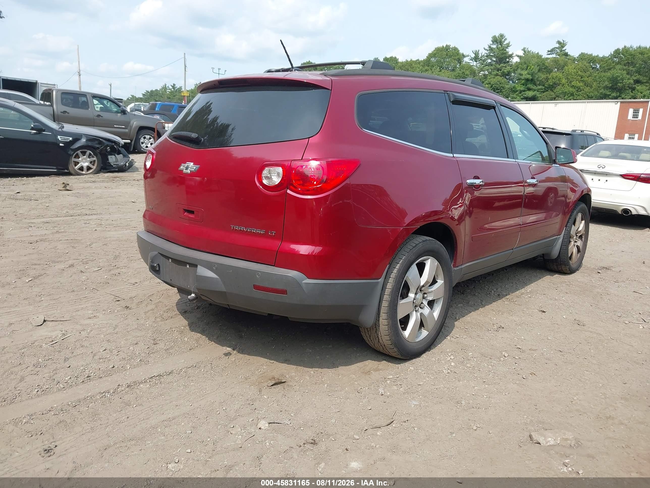 2011 Chevrolet Traverse 1lt Black vin: 1GNKVGED5BJ227607