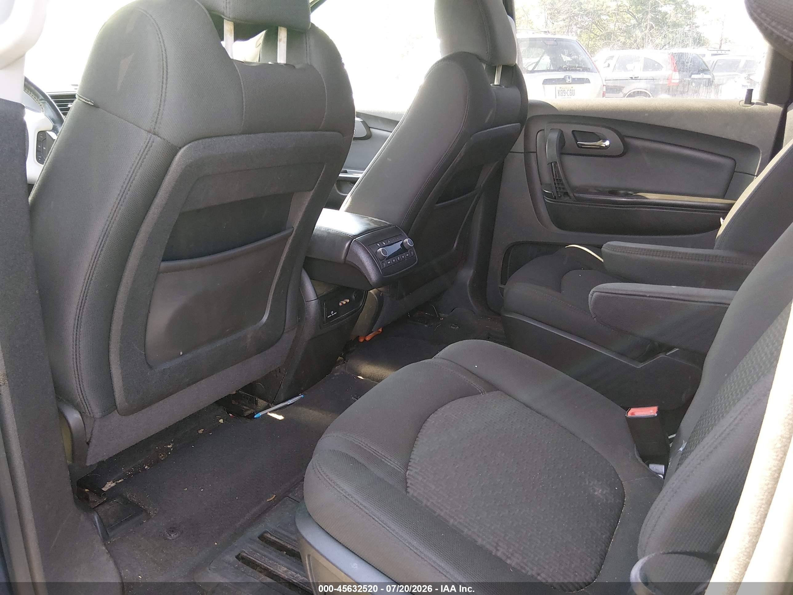 2012 Chevrolet Traverse Lt W/1lt Black vin: 1GNKVGED5CJ394454