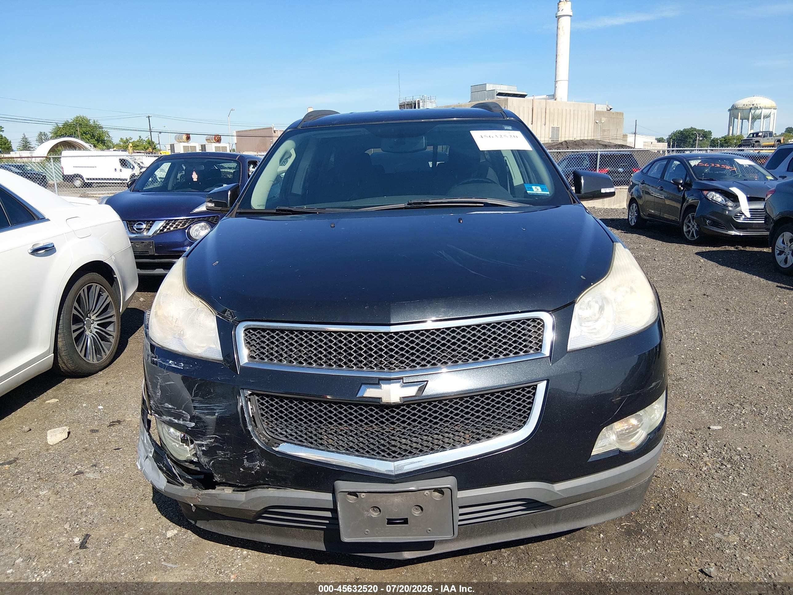 2012 Chevrolet Traverse Lt W/1lt Black vin: 1GNKVGED5CJ394454
