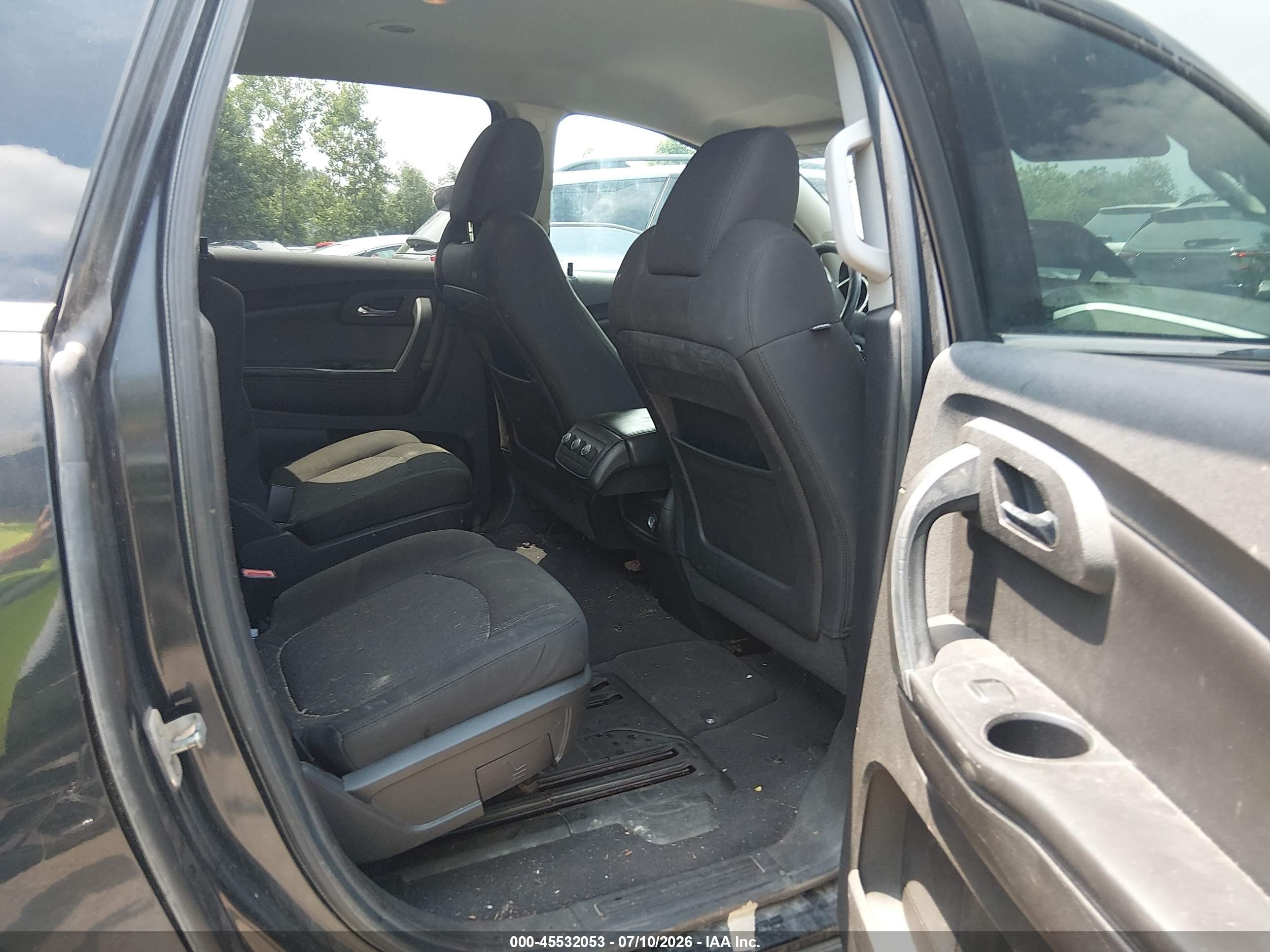 2011 Chevrolet Traverse 1lt Black vin: 1GNKVGED6BJ391111