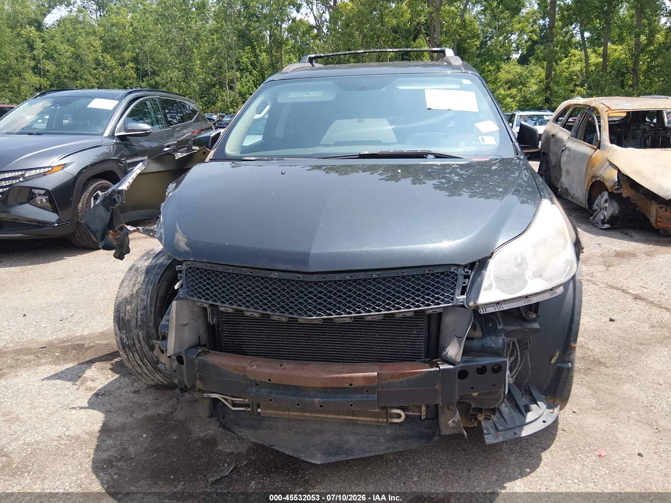 2011 Chevrolet Traverse 1lt Black vin: 1GNKVGED6BJ391111