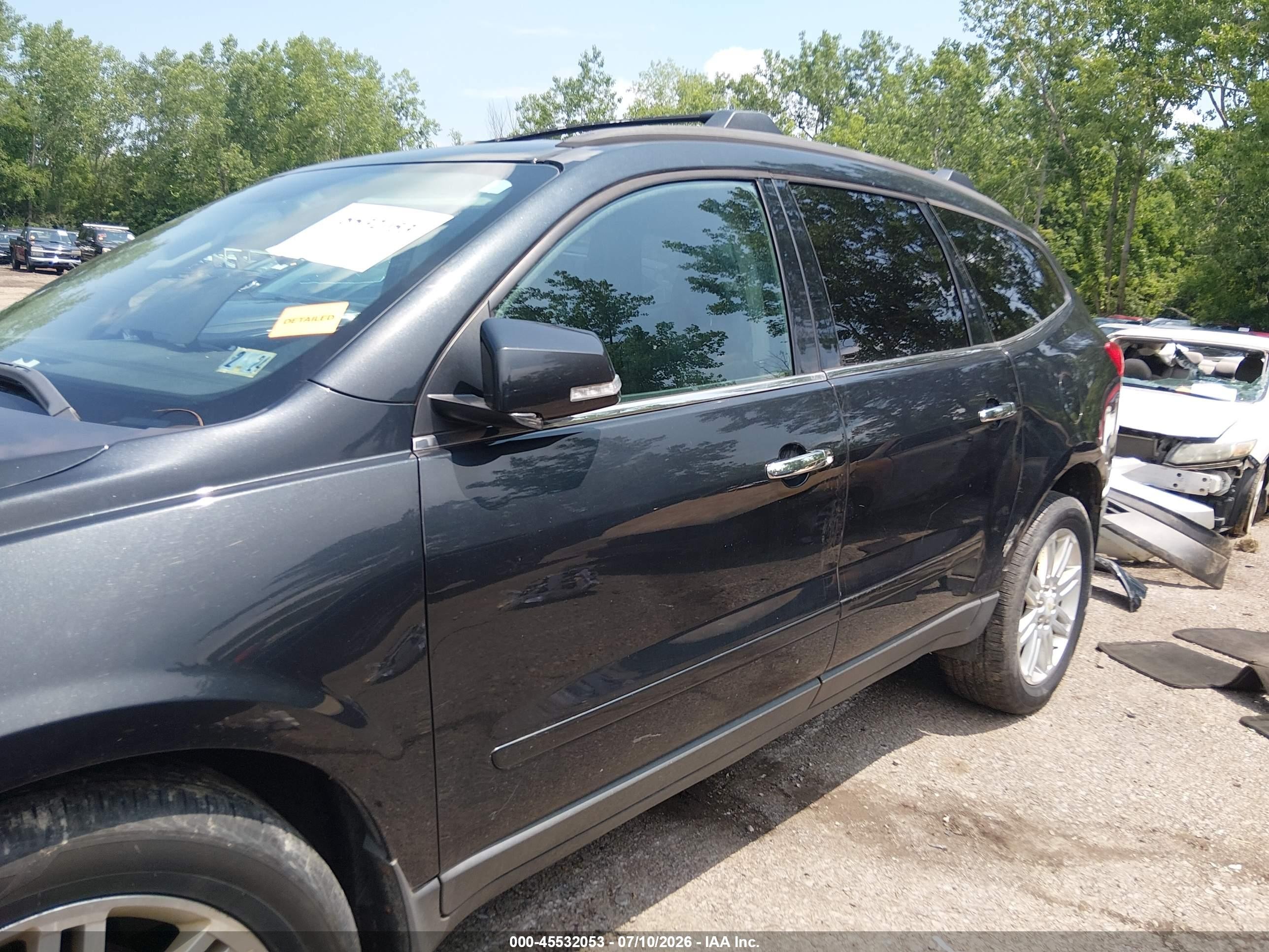 2011 Chevrolet Traverse 1lt Black vin: 1GNKVGED6BJ391111