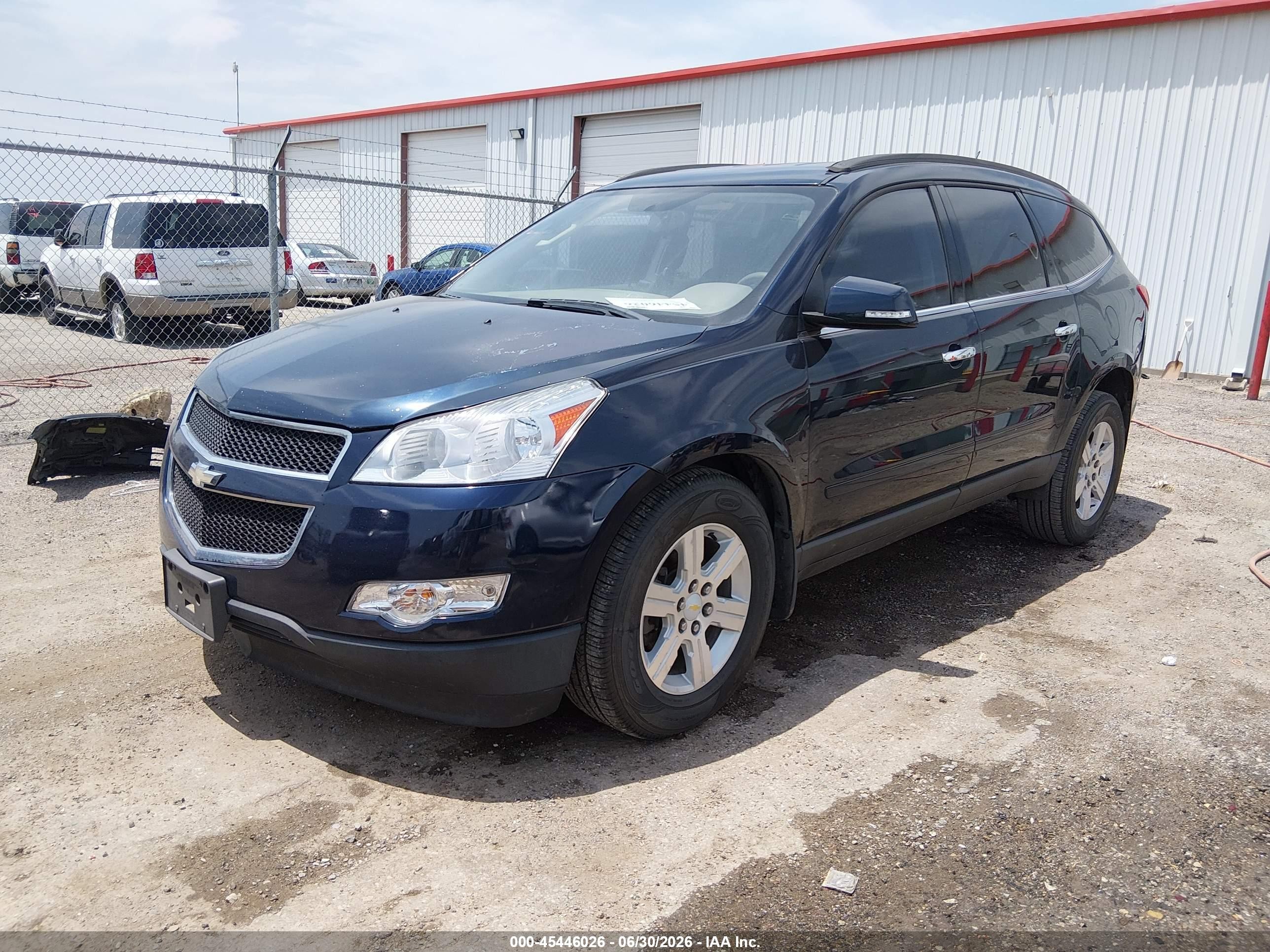 2011 Chevrolet Traverse 1lt Black vin: 1GNKVGED6BJ415424