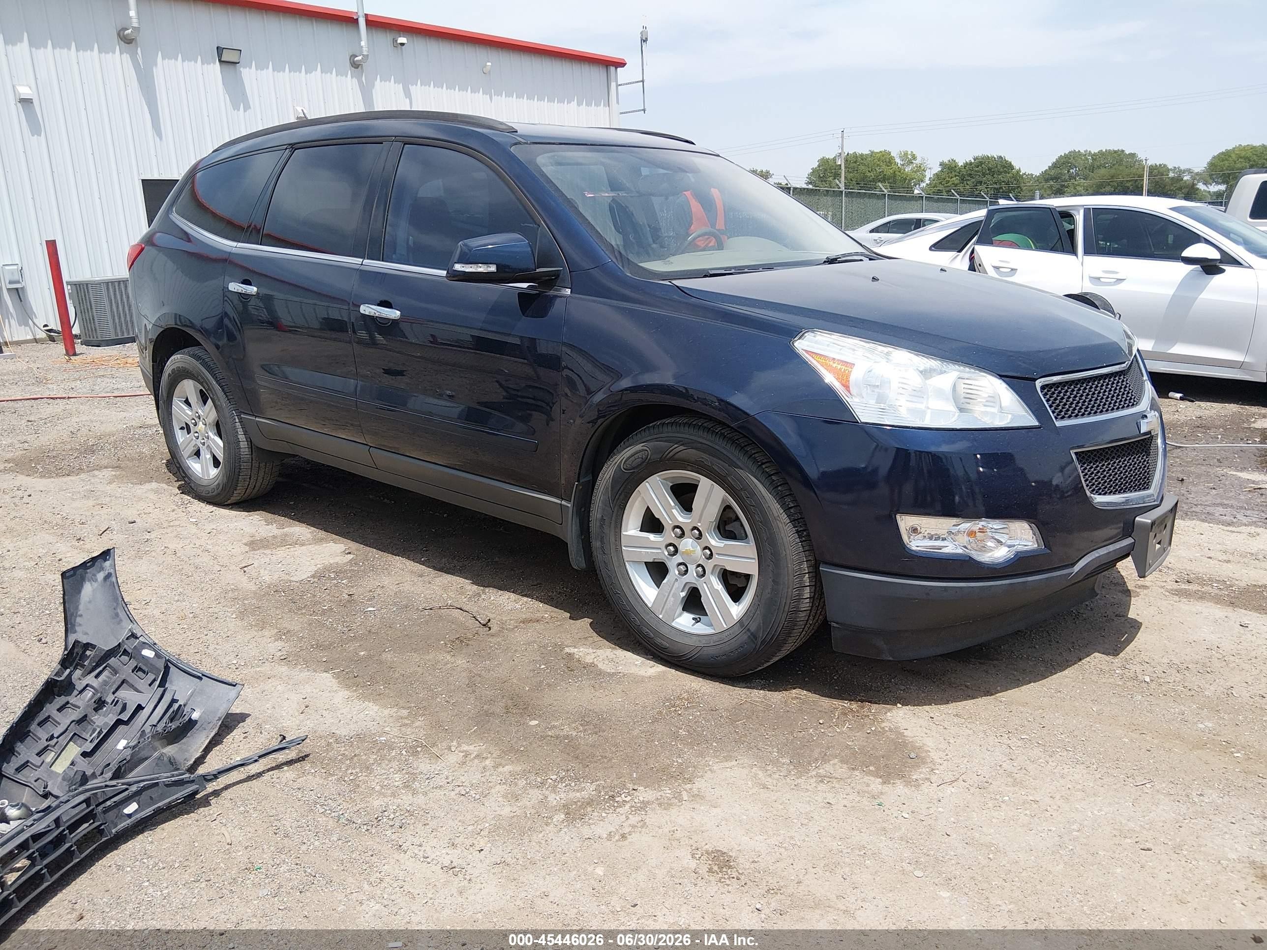 2011 Chevrolet Traverse 1lt Black vin: 1GNKVGED6BJ415424