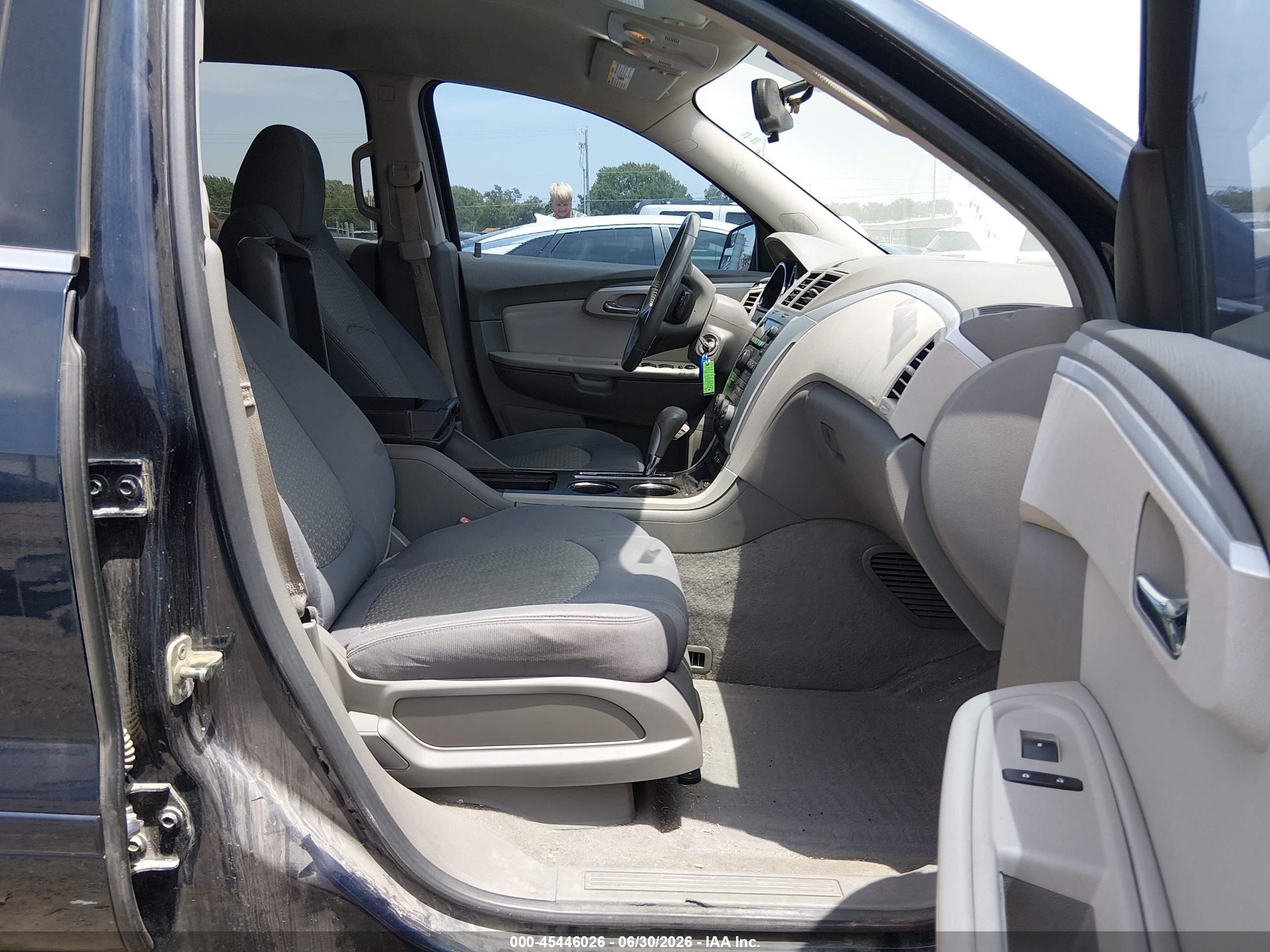 2011 Chevrolet Traverse 1lt Black vin: 1GNKVGED6BJ415424