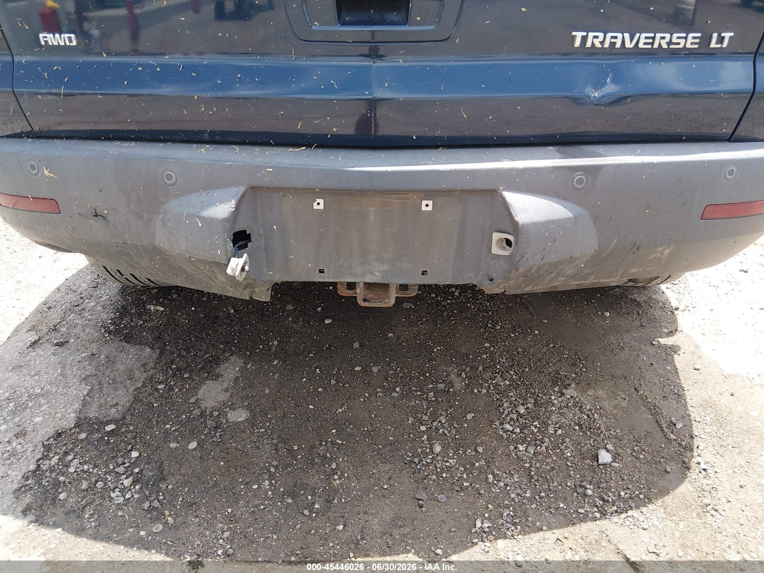 2011 Chevrolet Traverse 1lt Black vin: 1GNKVGED6BJ415424